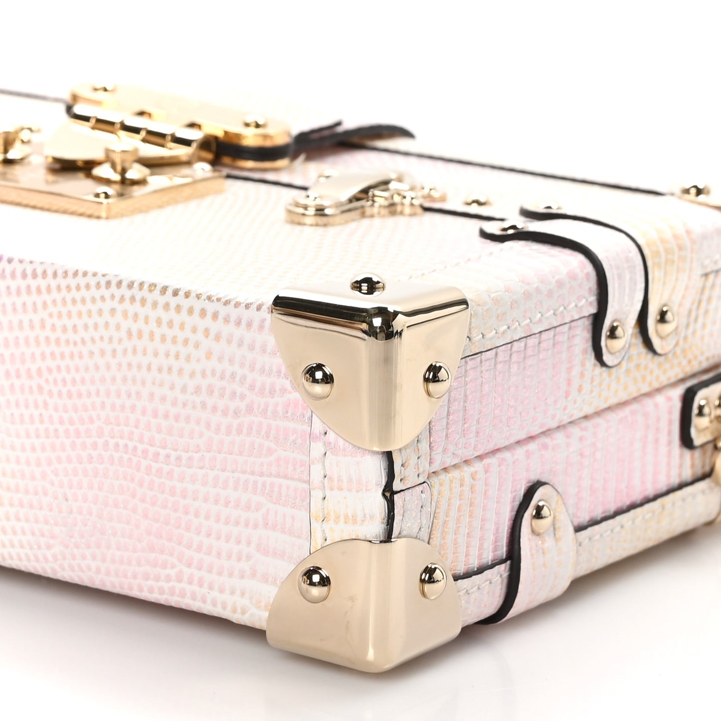 Lizard Petite Malle Pastel Mirage