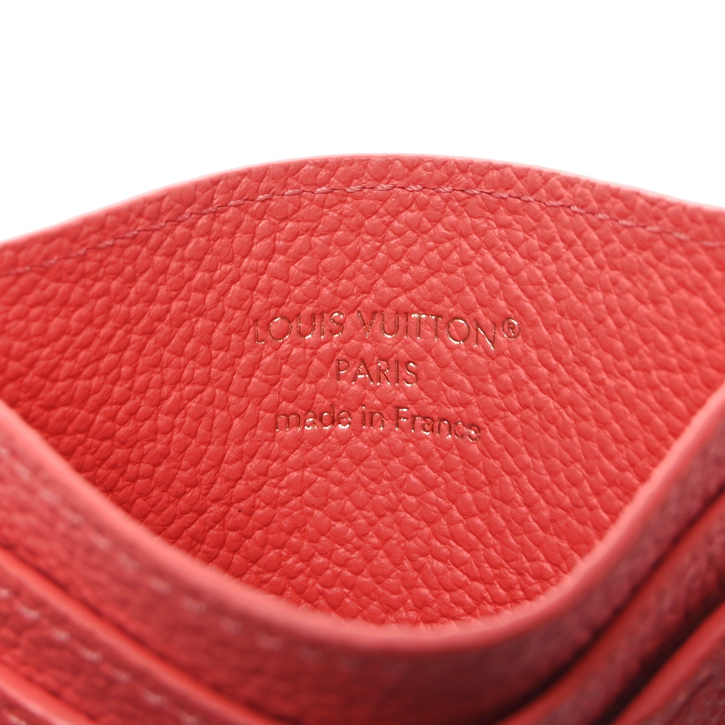 Empreinte Monogram LV Charms Card Holder Sweet Coral