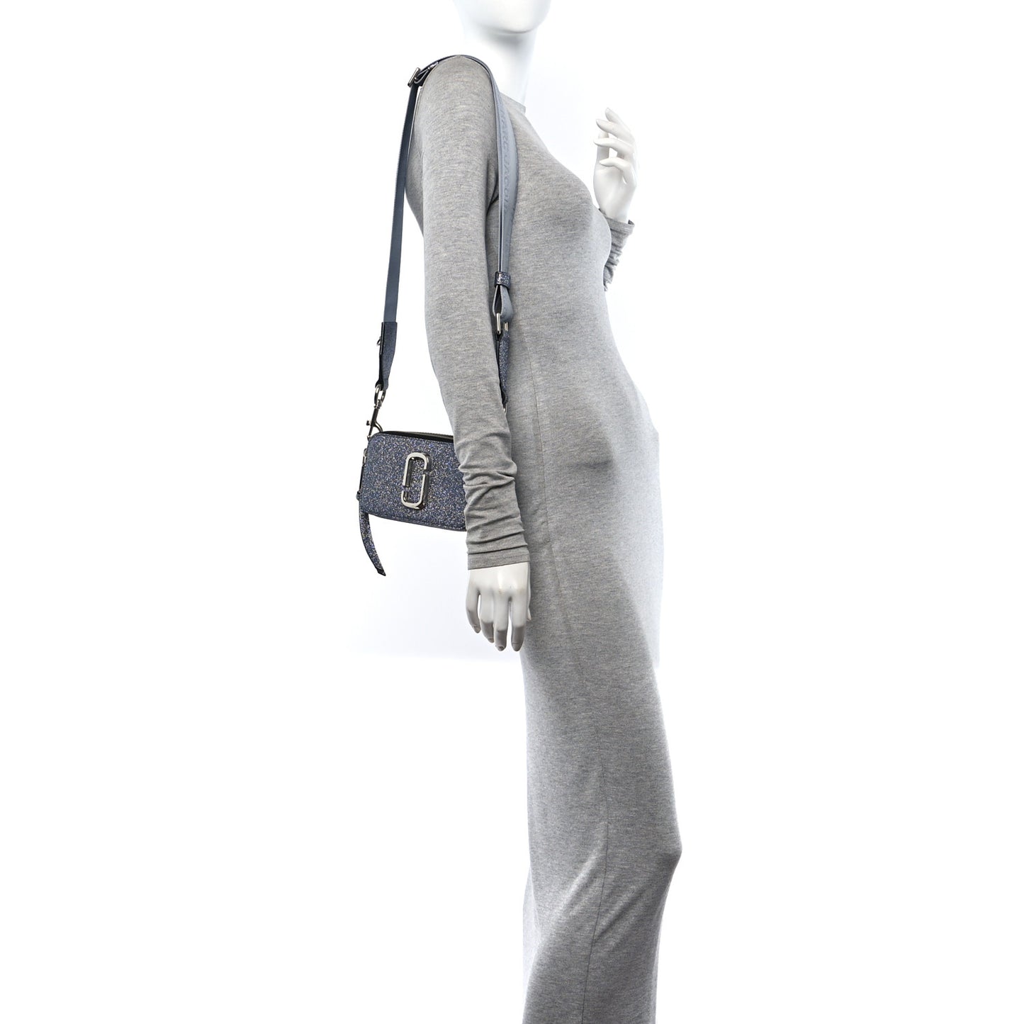 Glitter The Galatic Snapshot Camera Bag Silver