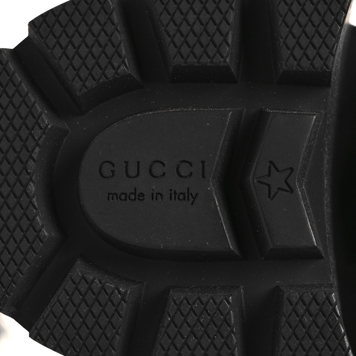 Gucci Tweed GG Monogram Lace Up Combat Ankle Boots 36.5 Black 8 of 8