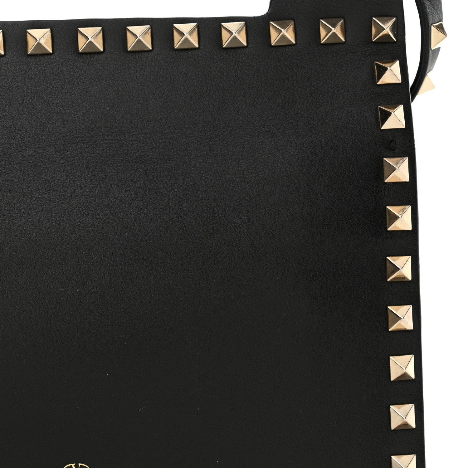 Valentino Garavani Calfskin Rockstud Crossbody Messenger Bag Black 13 of 13