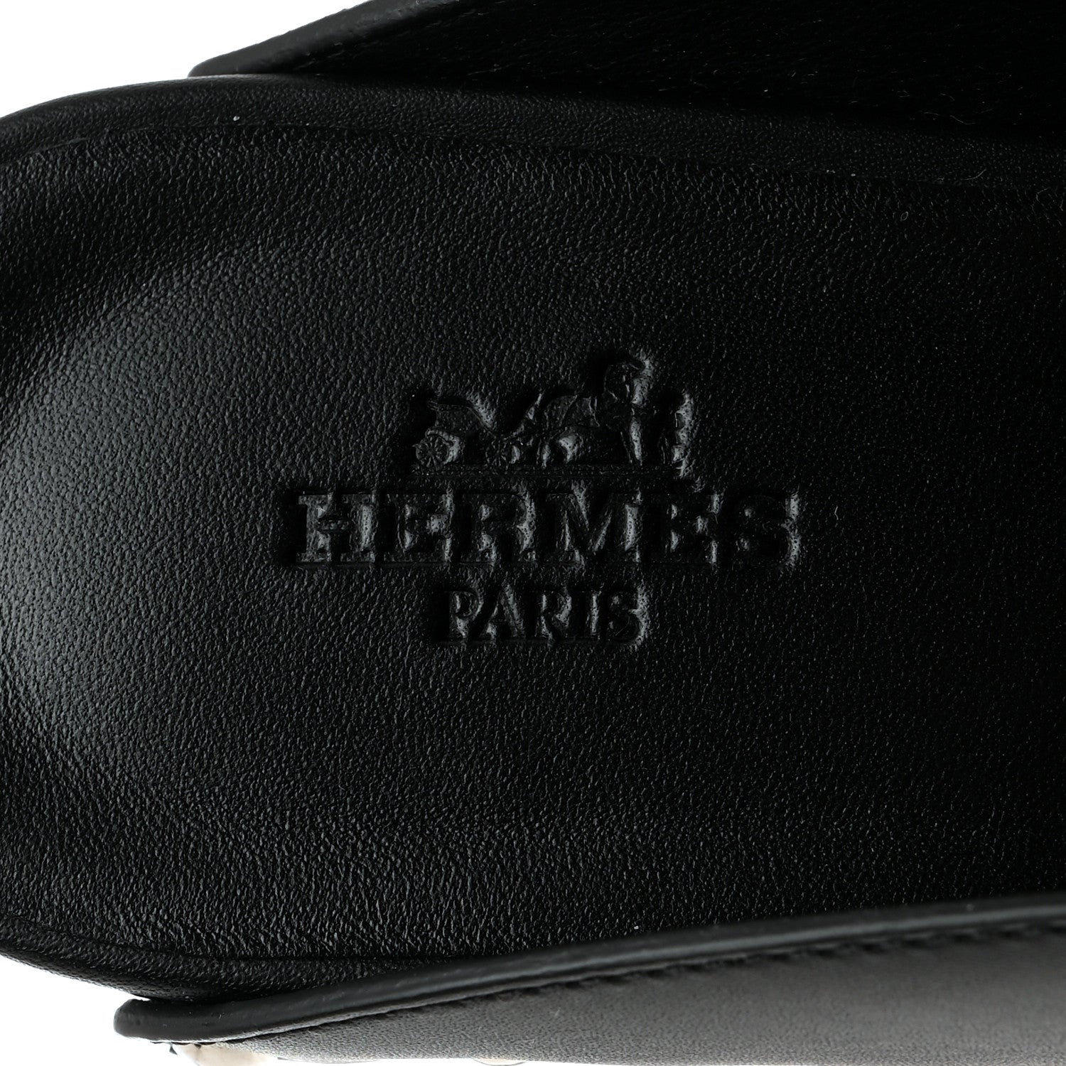 Hermes Calfskin Calya Mules 35 Black 6 of 8