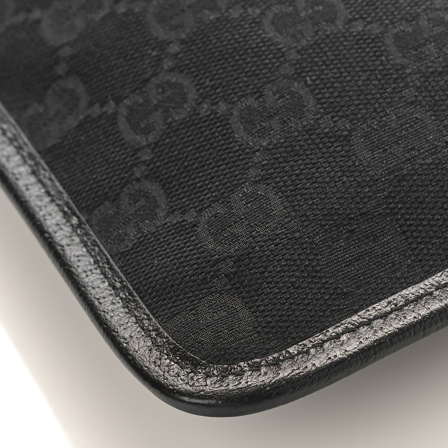 GG Monogram Messenger Crossbody Bag Black