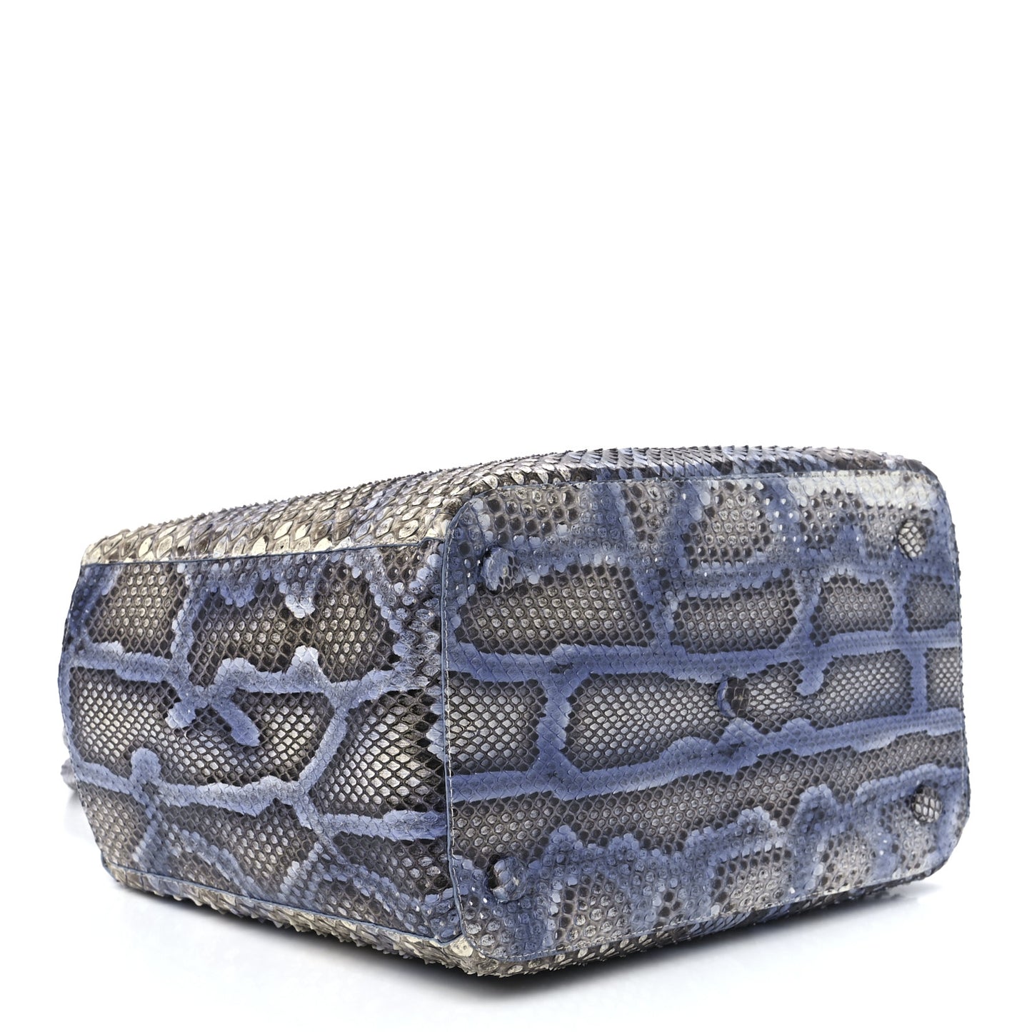 Snakeskin Bag Blue Multicolor