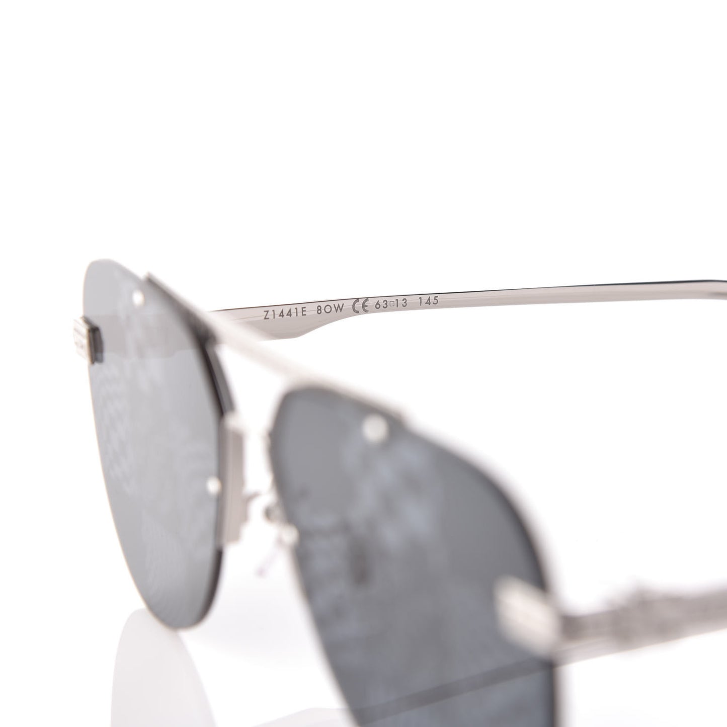 Animated Damier Ash Sunglasses Z1441E Silver