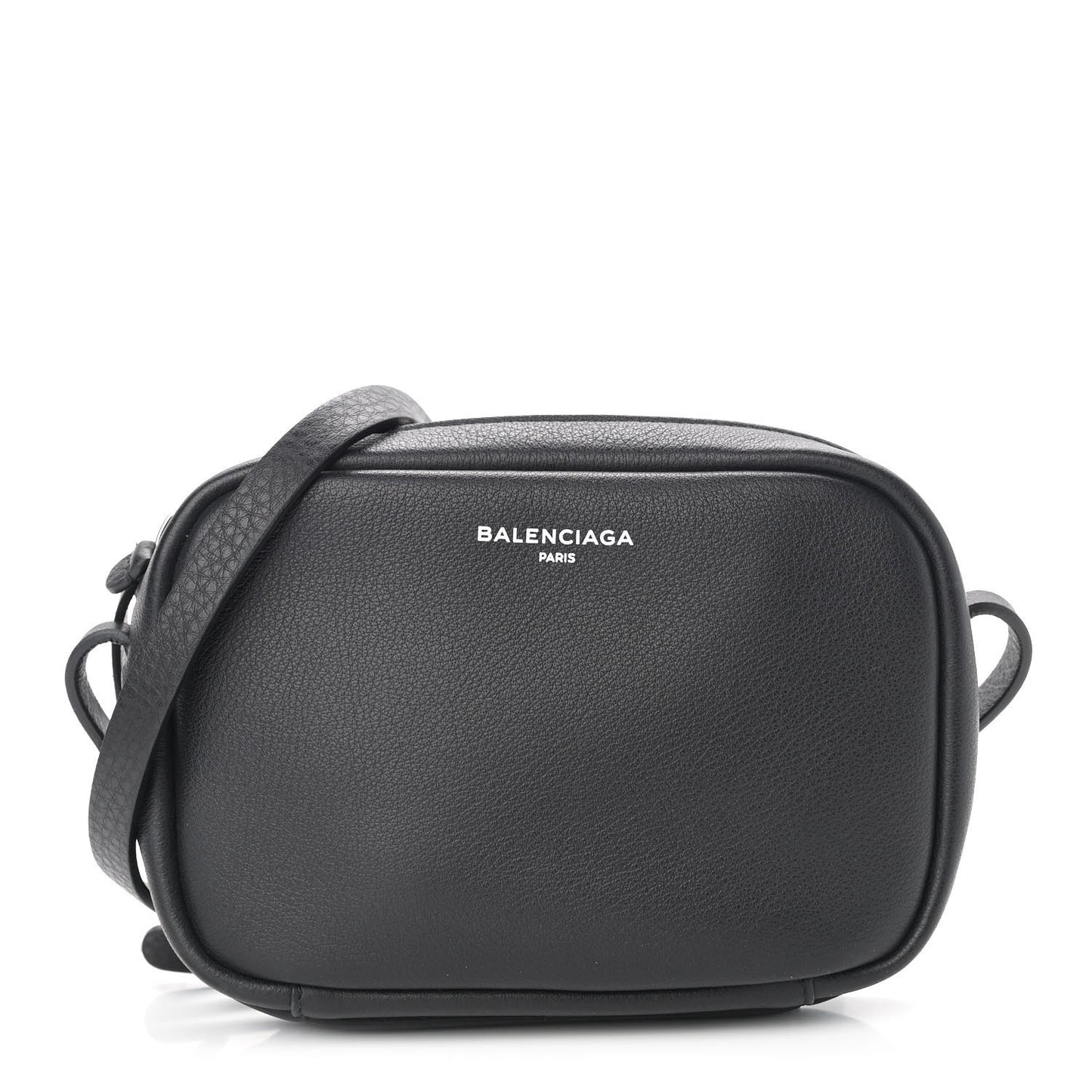 Calfskin Logo XS Everyday Camera Bag Black