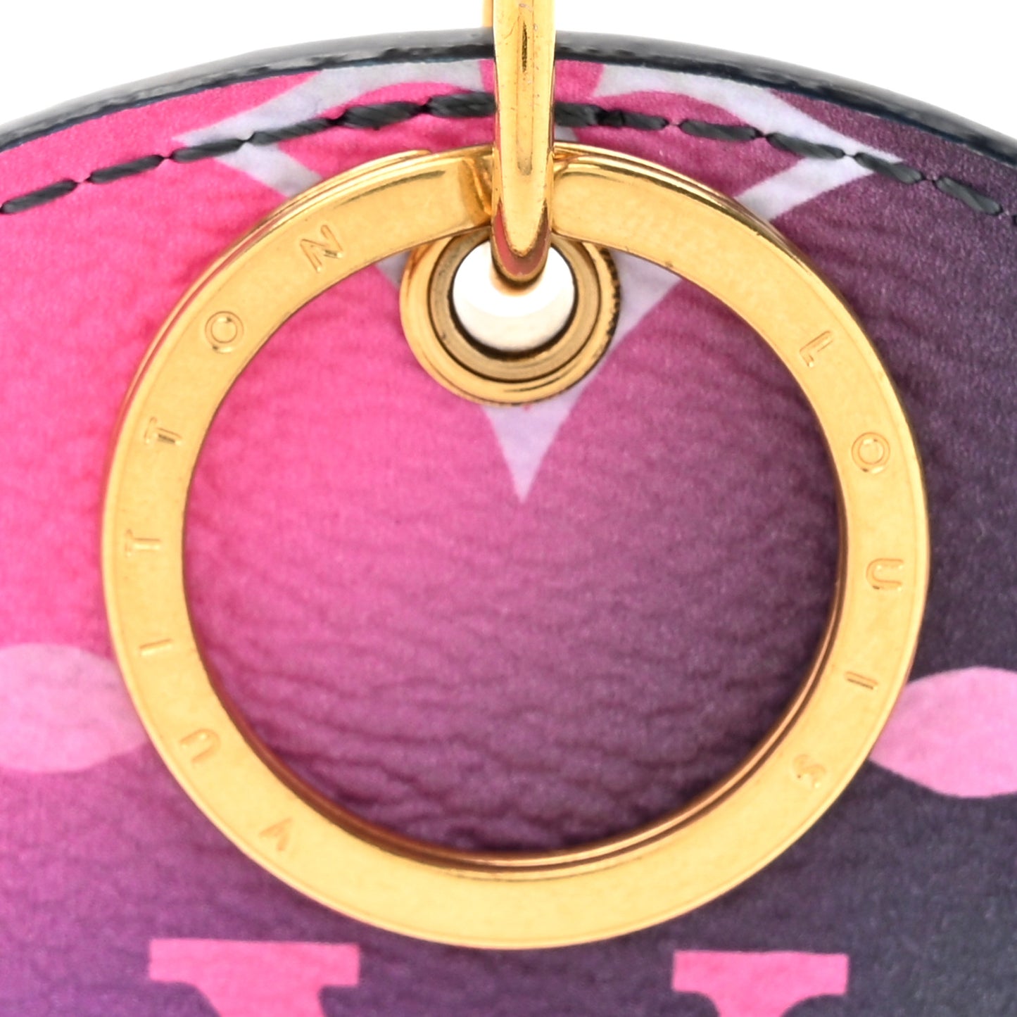 Monogram Giant Spring In The City Illustre Bag Charm Midnight Fuchsia