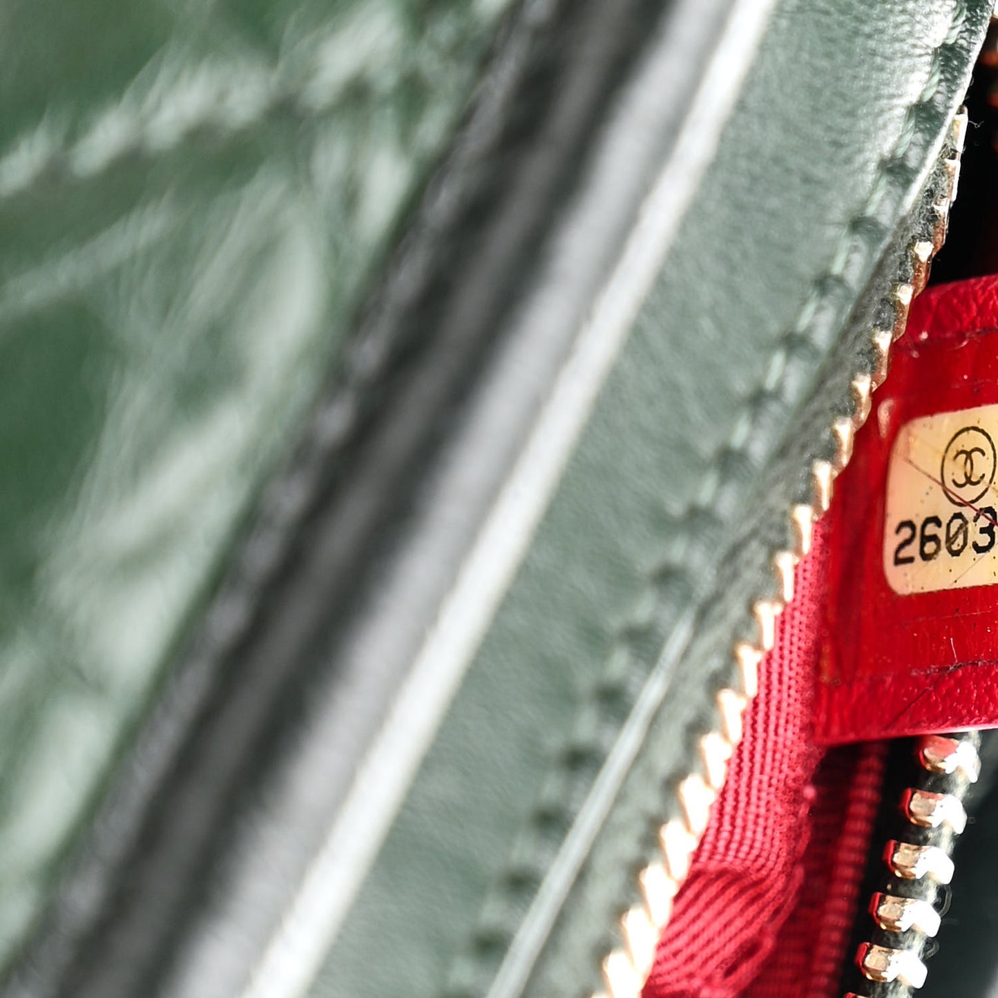 Aged Calfskin Quilted Small Gabrielle Hobo Dark Green