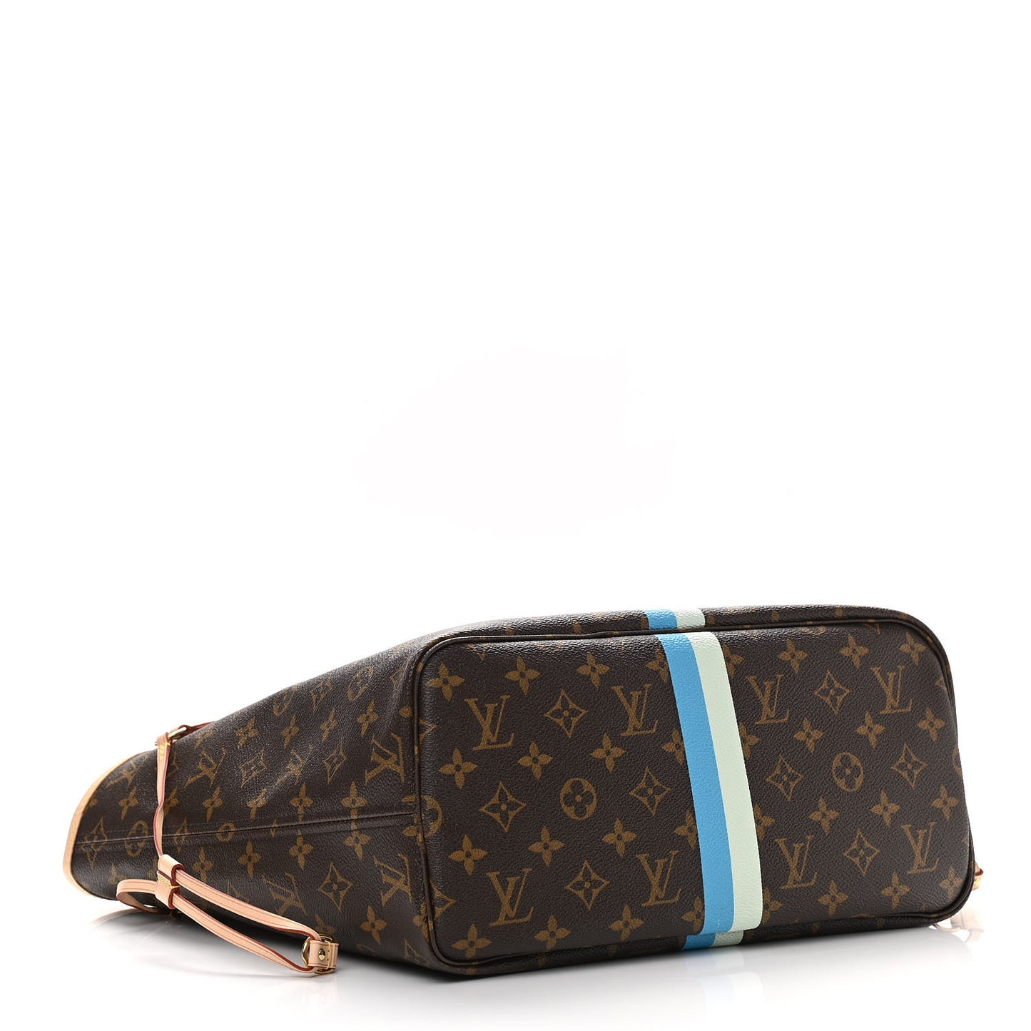 Monogram My LV Heritage Neverfull MM Blue Clair White
