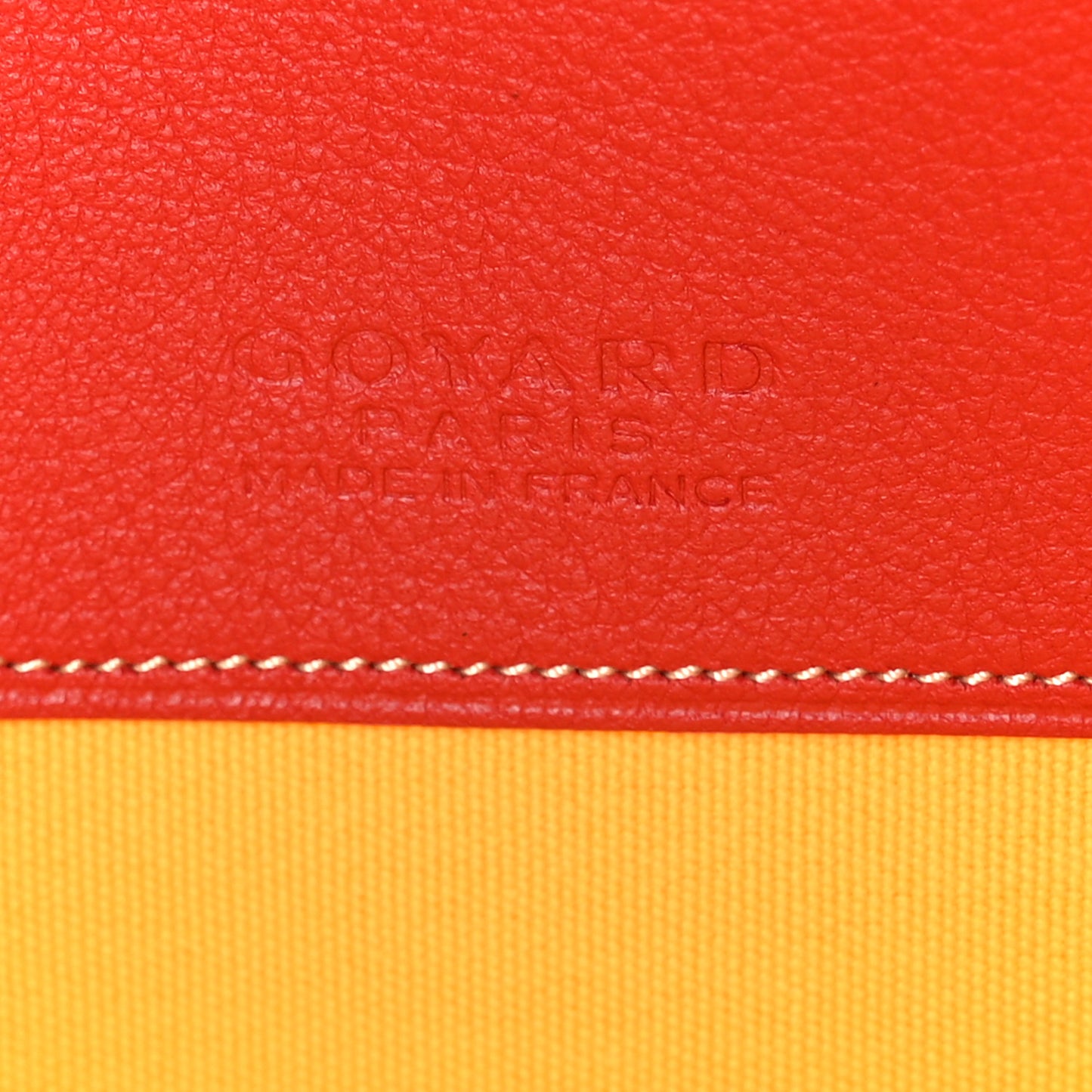 Goyardine Senat Pochette GM Red