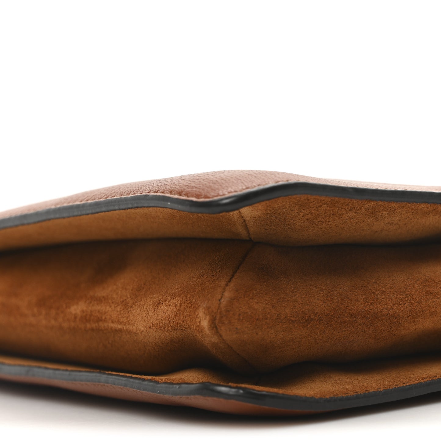 Goatskin Suede Cross 3 Crossbody Bag Chestnut