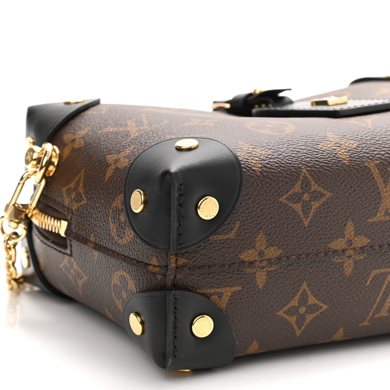 Louis Vuitton Monogram Petite Malle Souple Black 8 of 9