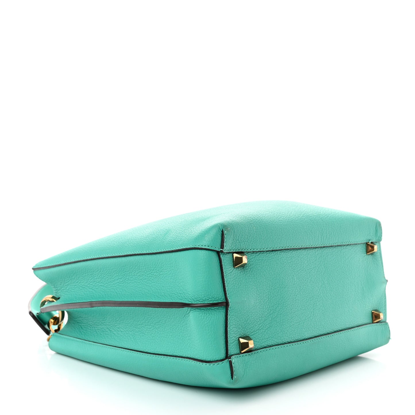 Grained Calfskin Medium Milla Hobo Oasis Green