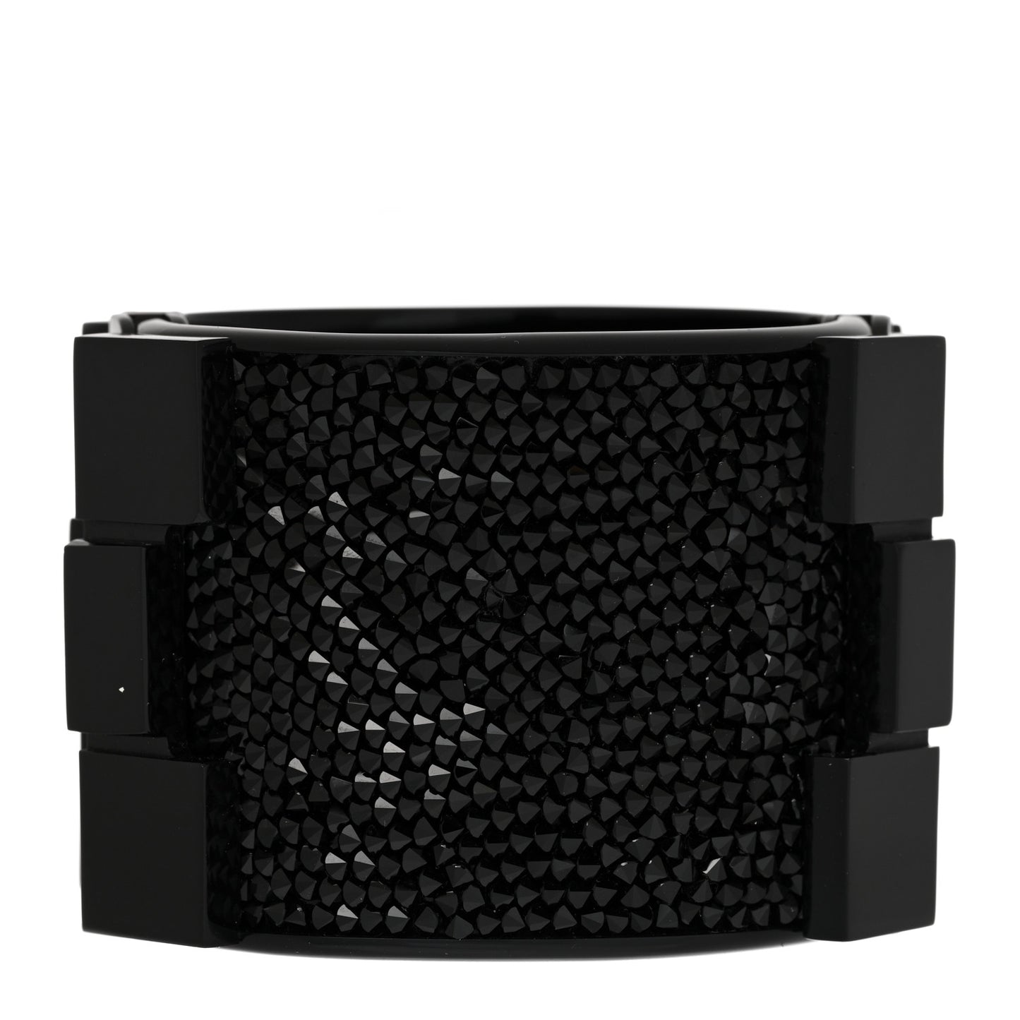 Plexiglass Crystal Lego Boy Cuff Black