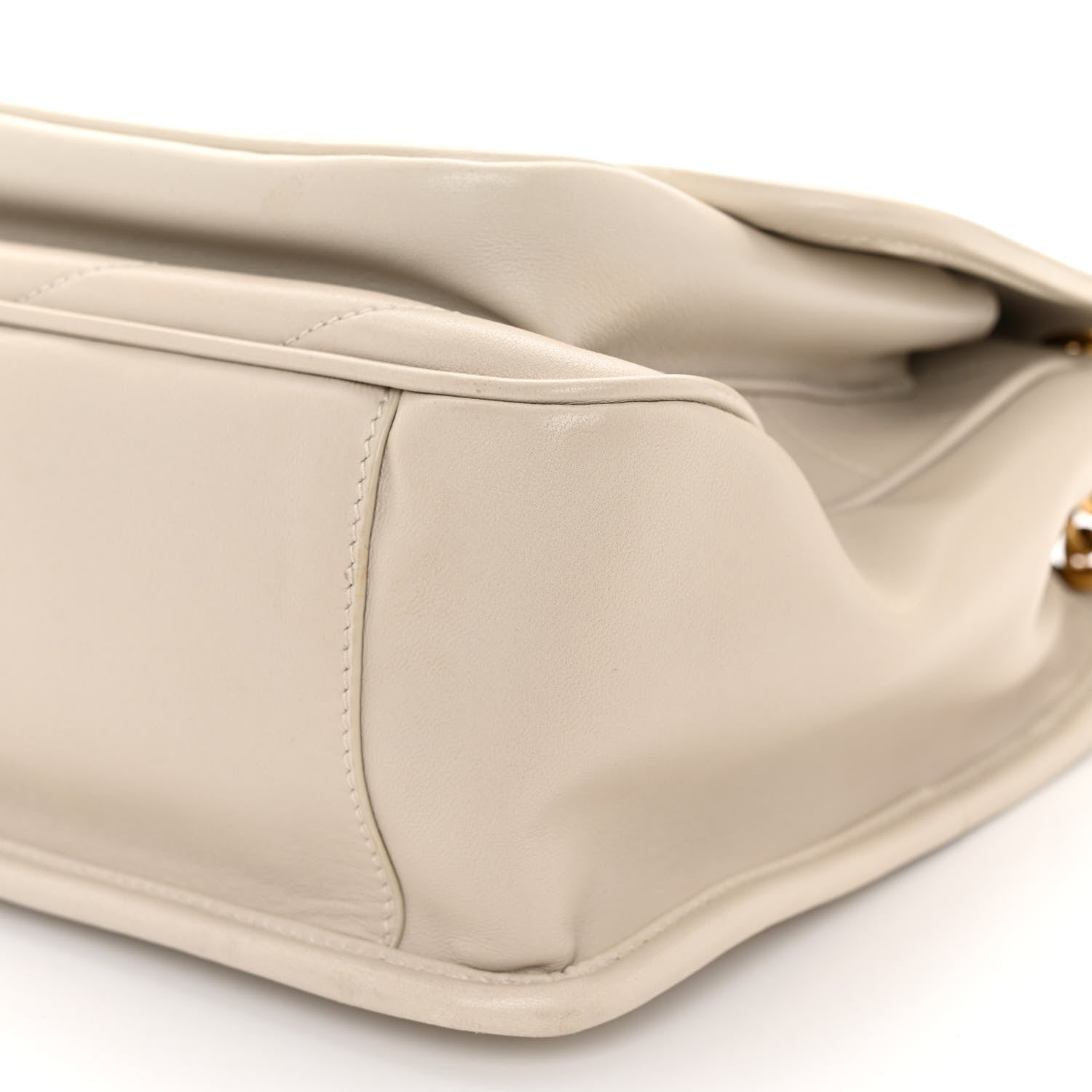 Saint Laurent Lambskin Matelasse Monogram Medium Niki Chain Satchel Crema Soft 9 of 9