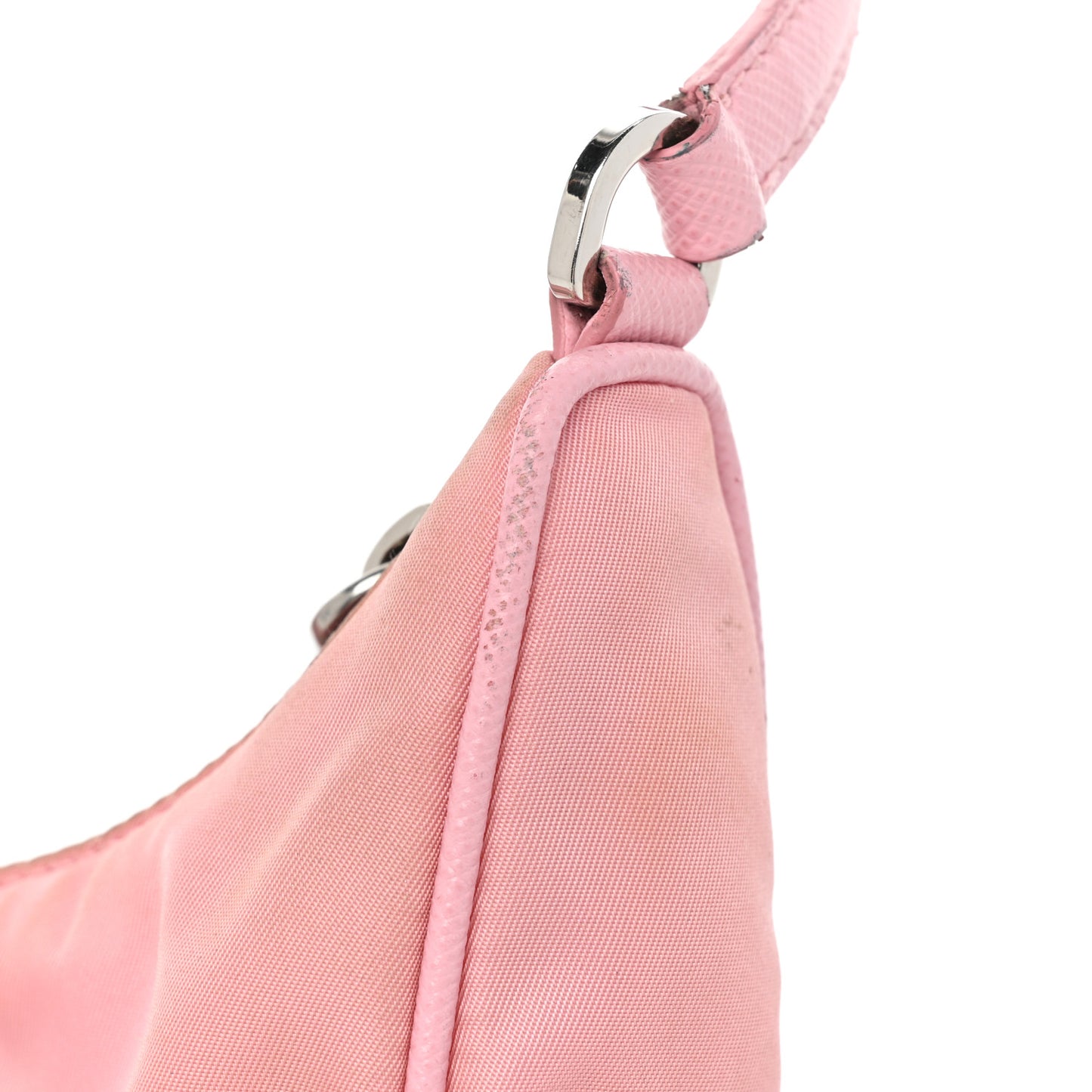Re-Nylon Saffiano Mini Re-Edition 2005 Bag Rosa