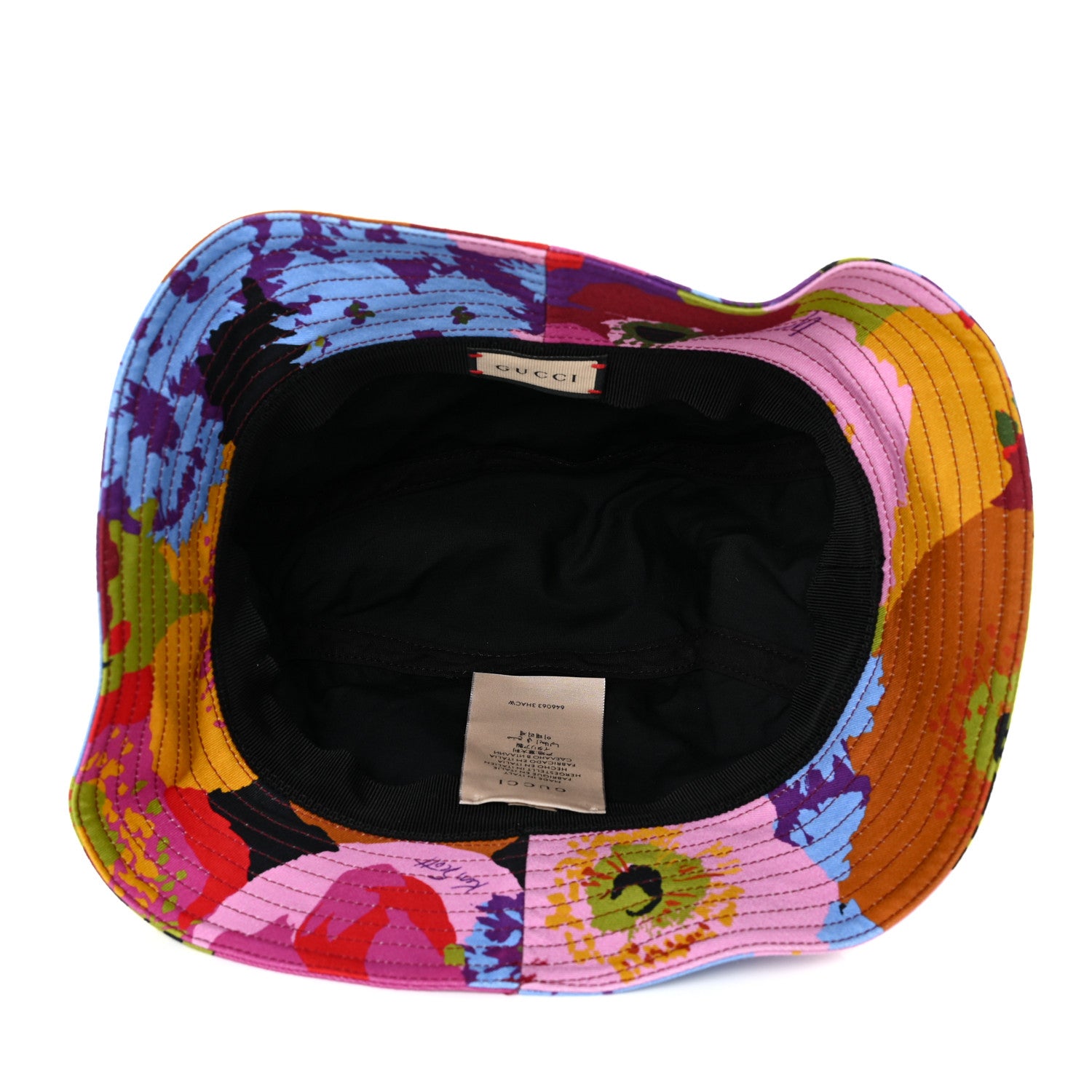 Gucci X KEN SCOTT Canvas Floral Print Bucket Hat S Multicolor 3 of 6