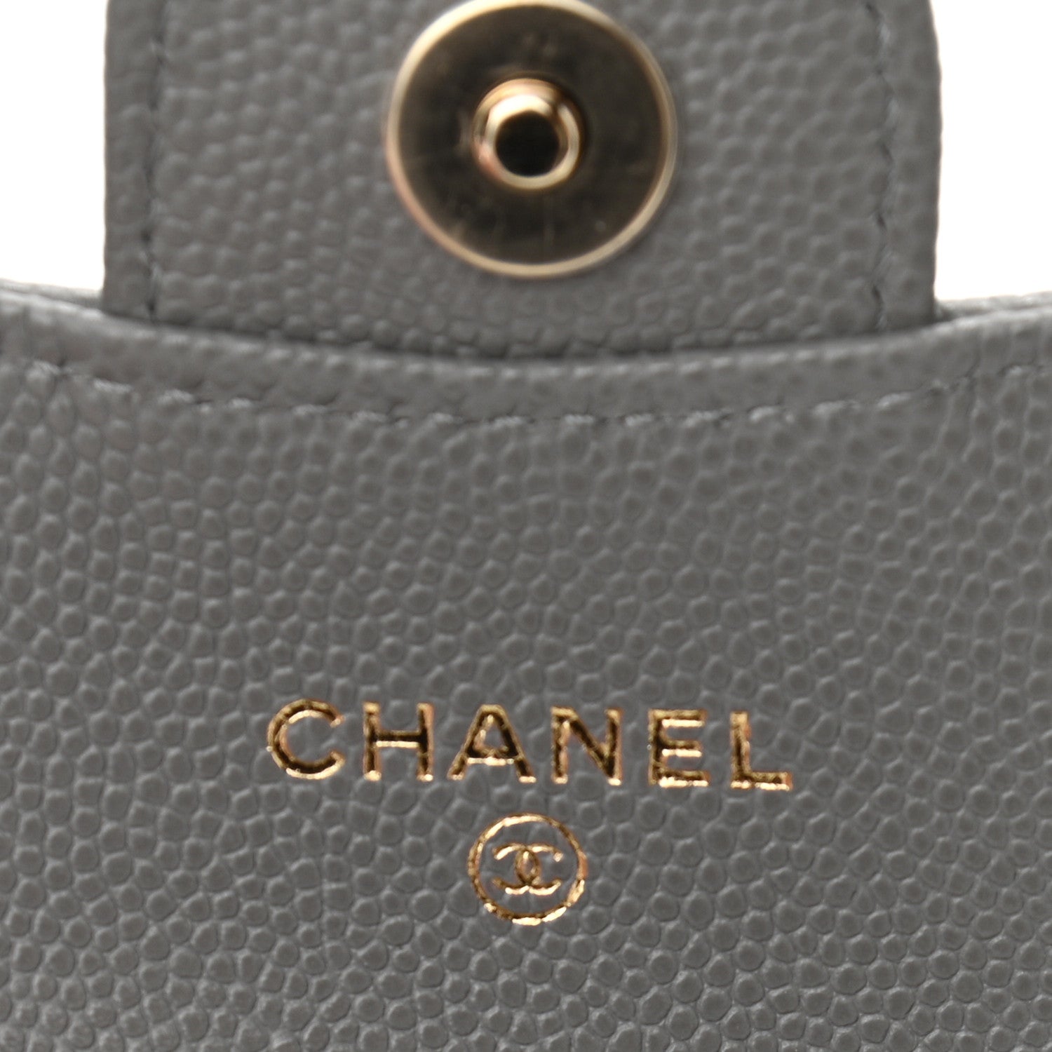 Chanel Caviar Quilted Mini Chain Belt Bag Grey 6 of 12