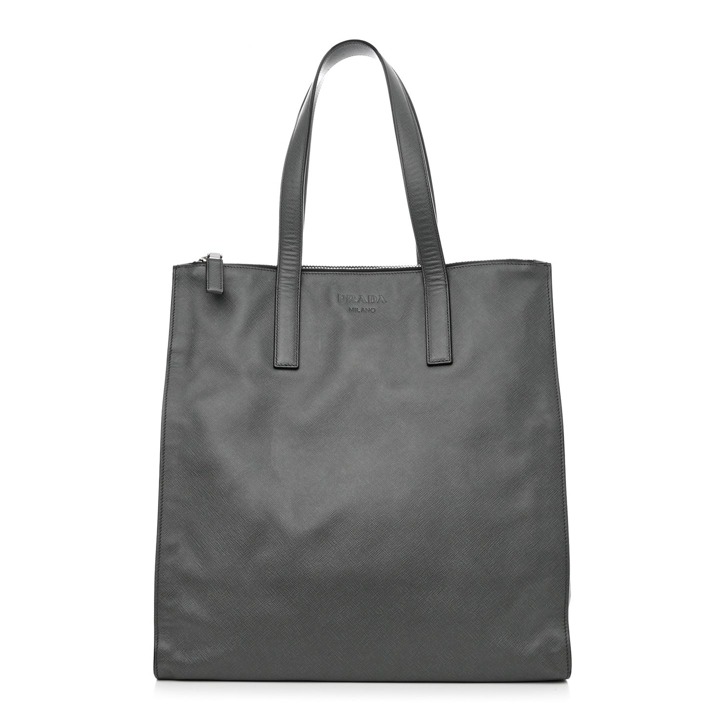 Saffiano Travel Shopping Tote Mercurio