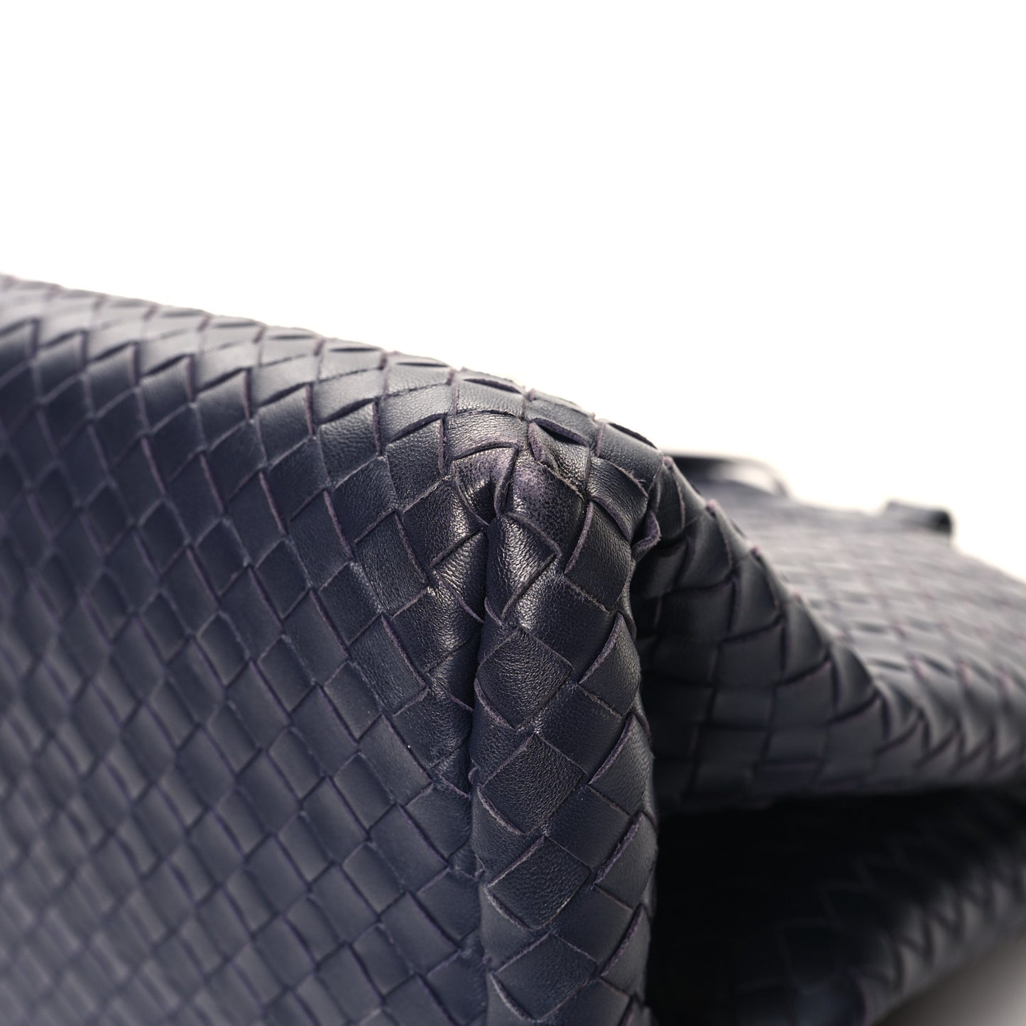 Nappa Intrecciato Milano Tote Grape