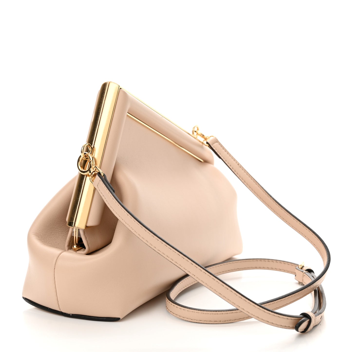 Shiny Nappa Small Fendi First Light Rose