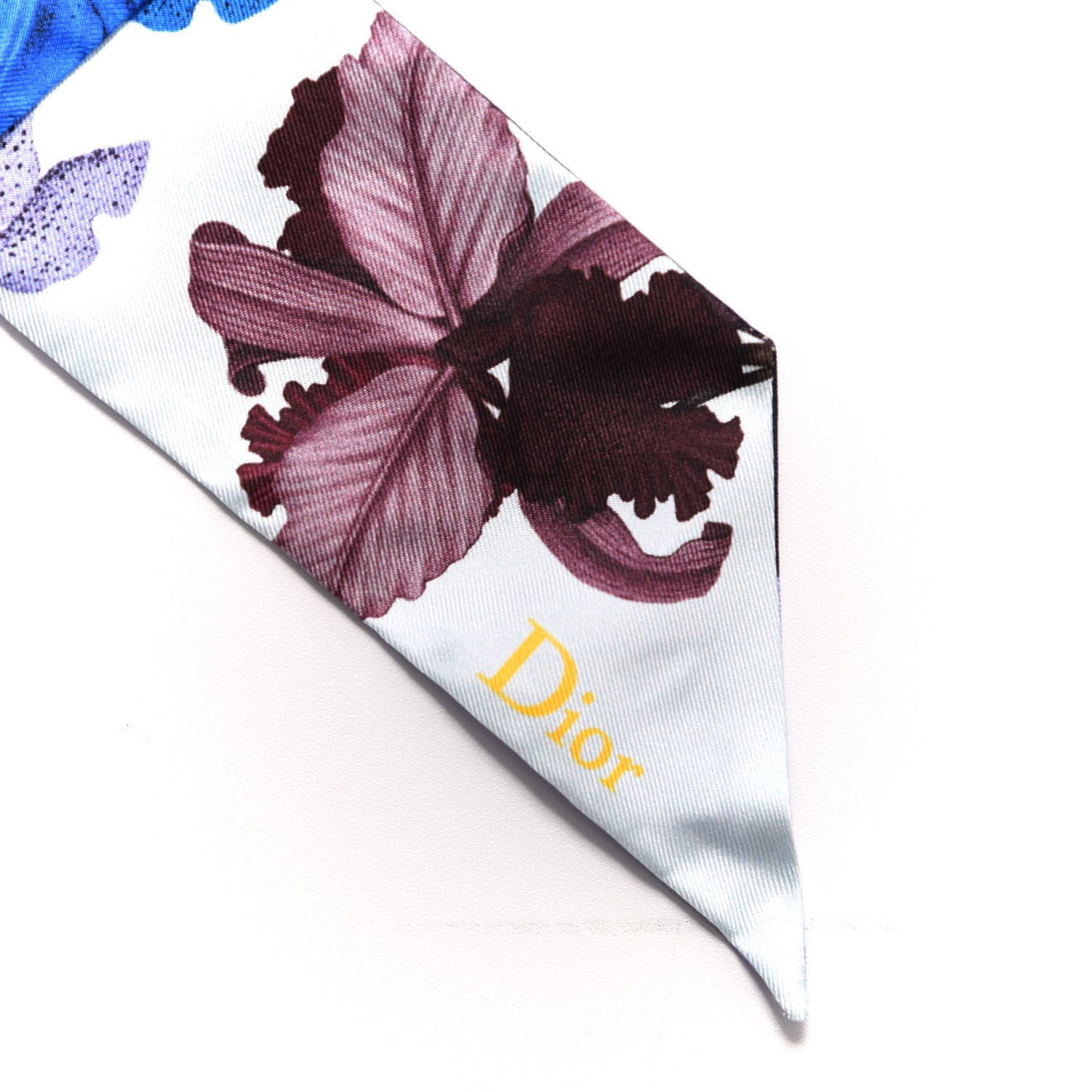 Silk ABCDior I Mitzah Scarf Blue