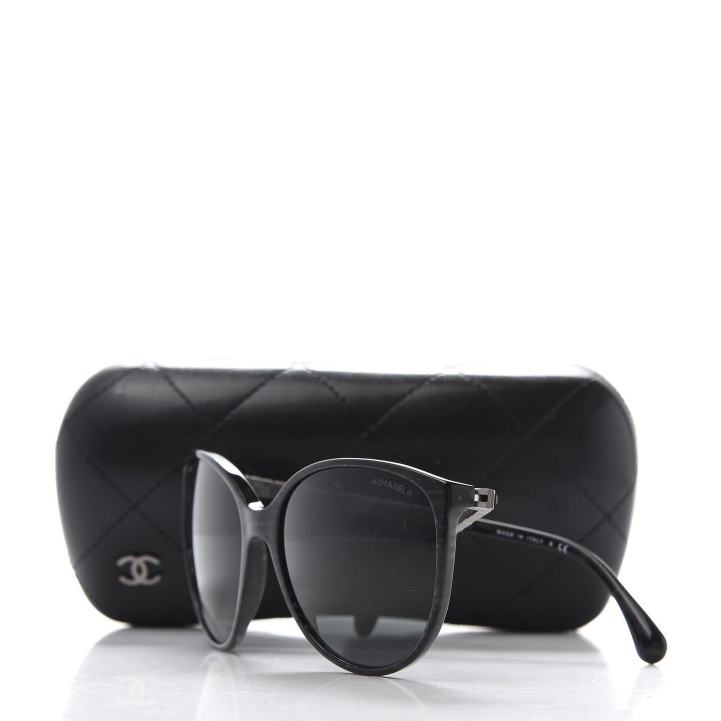 Crystal CC Sunglasses 5306 Black