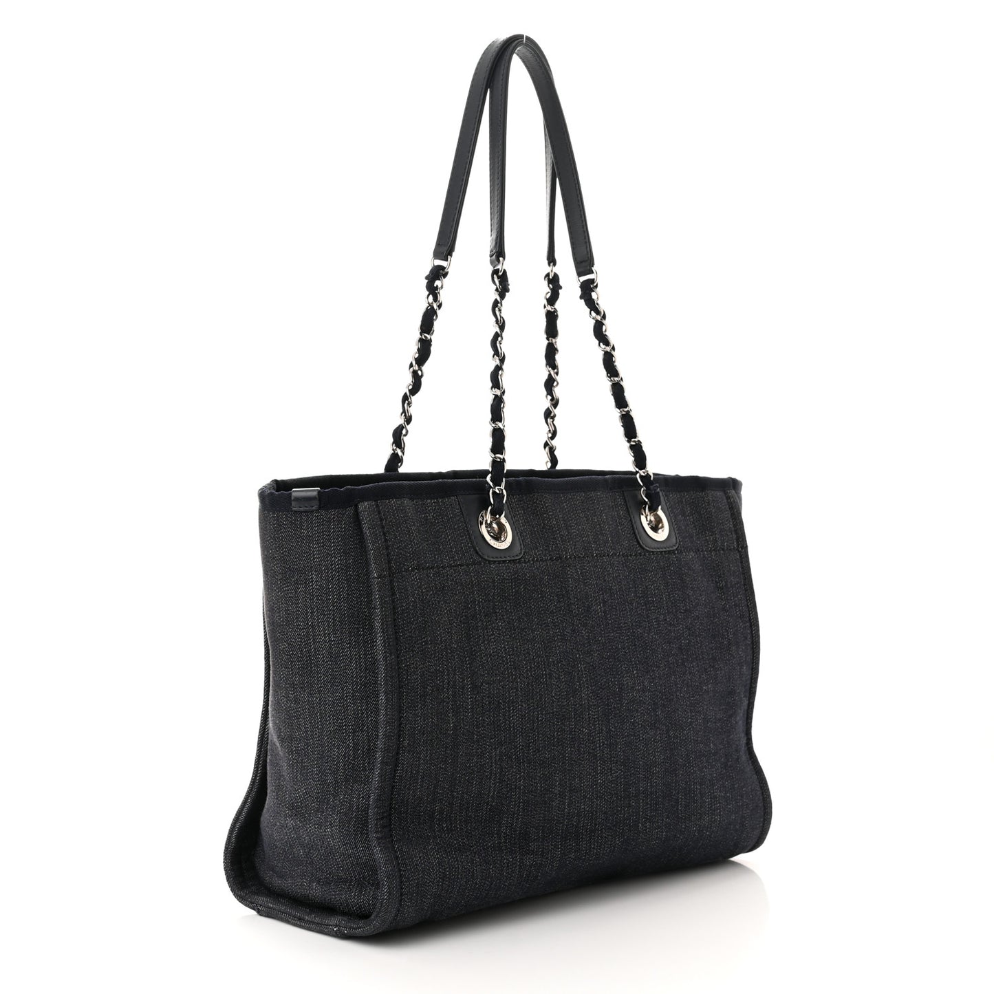 Denim Small Deauville Tote Dark Blue