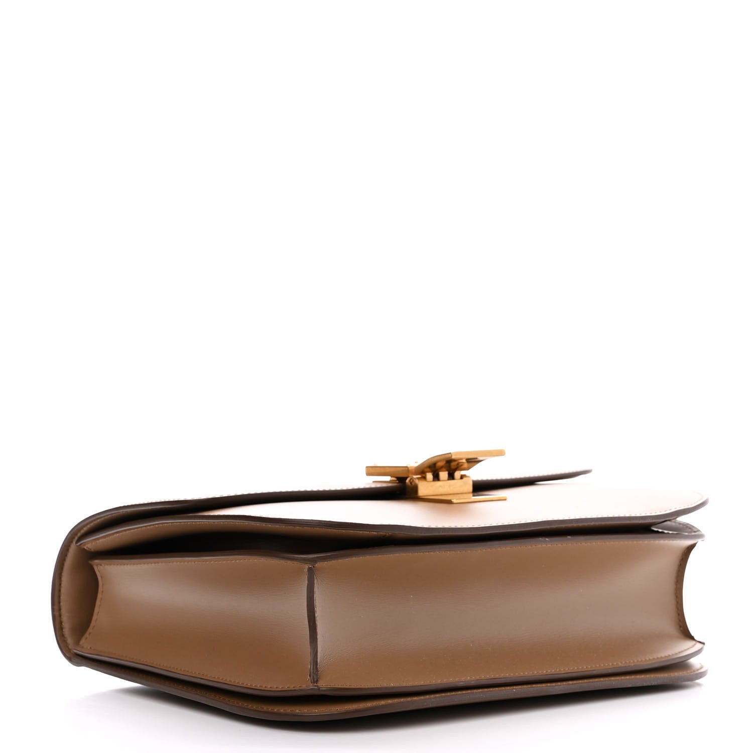 Celine Smooth Calfskin Medium Classic Box Flap Bag Light Camel 4 of 11