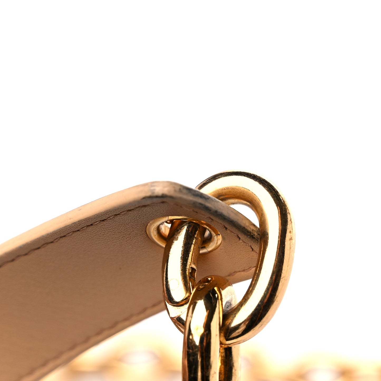 Nappa The Belt Chain Pouch Almond