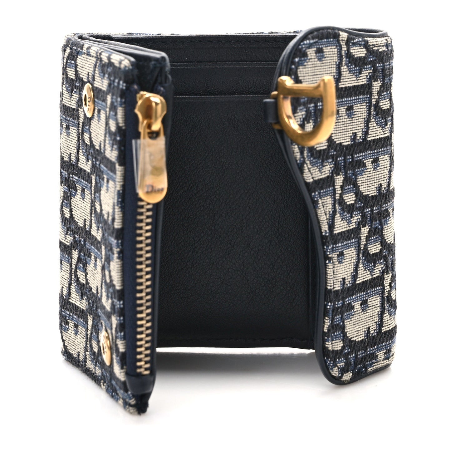 Saddle Lotus Wallet Blue