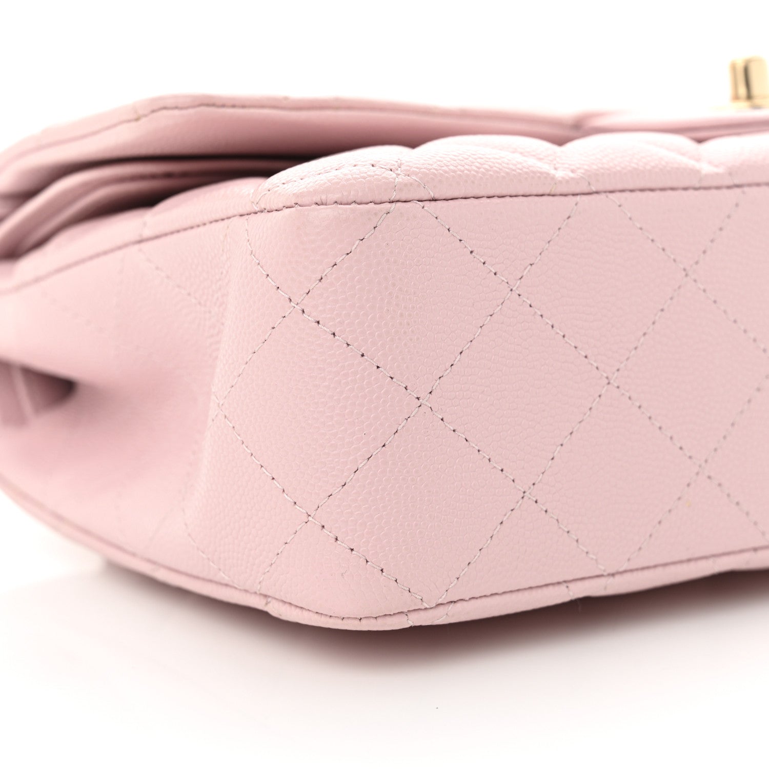 Chanel Caviar Quilted Medium Double Flap Light Pink 9 of 11