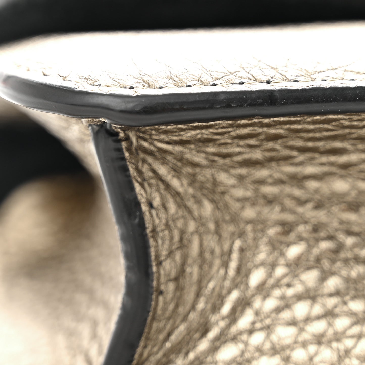 Metallic Pebbled Calfskin Mini Glam Lock Rockstud Flap Skin