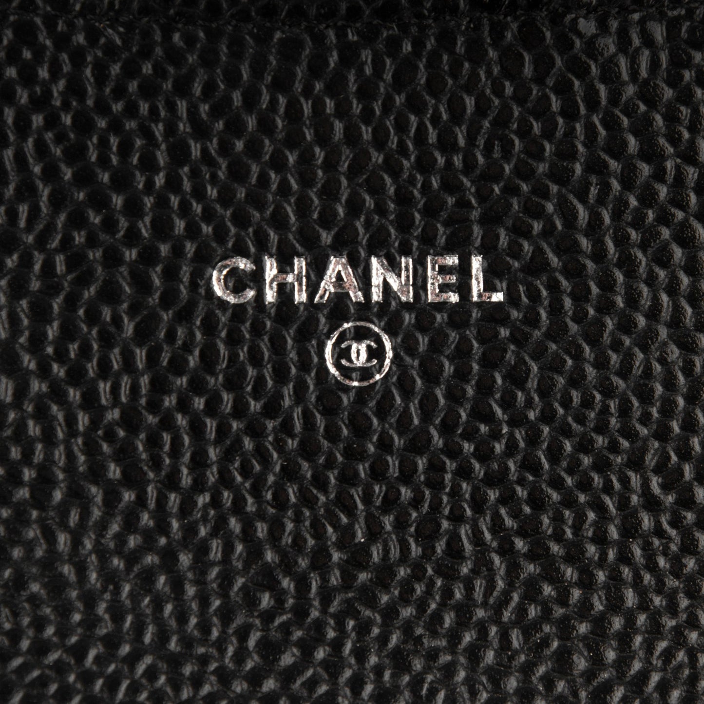 Caviar Quilted Small Flap Wallet Black