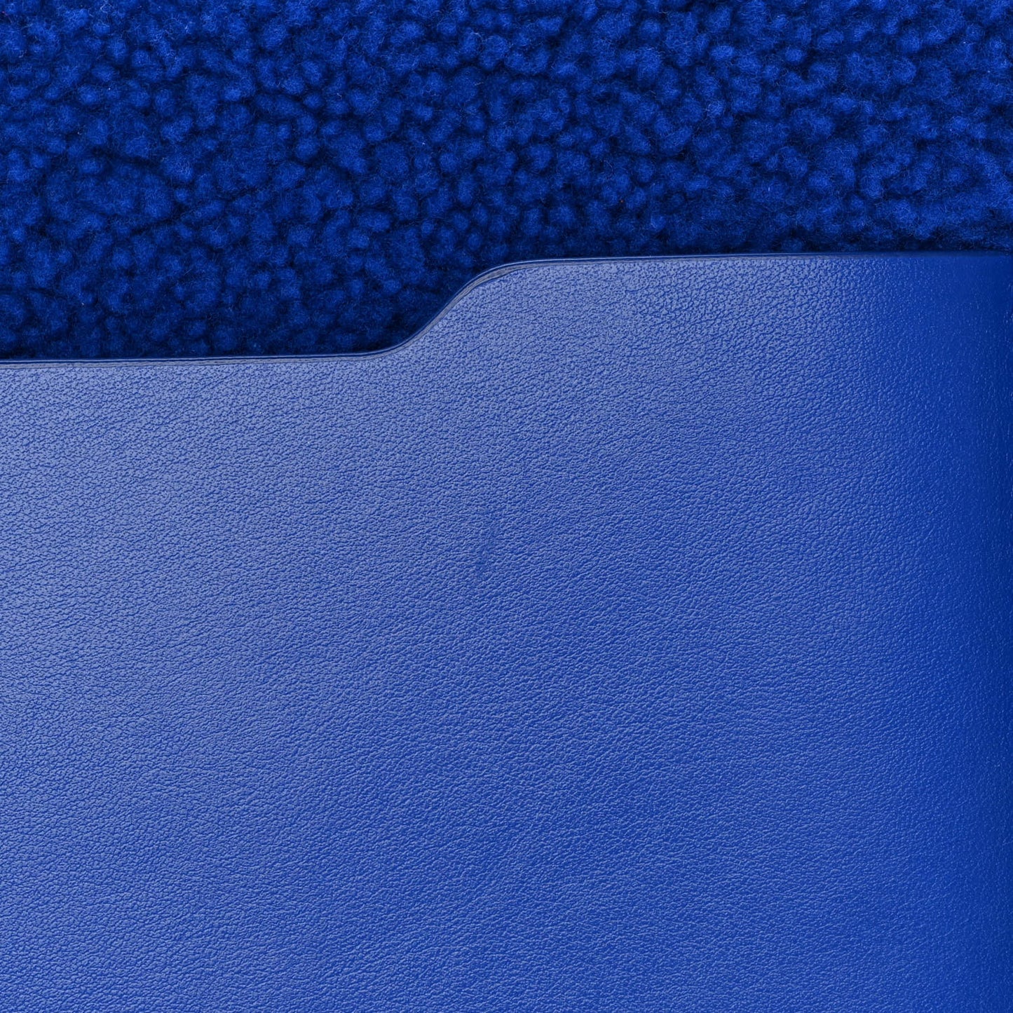 Shearling Calfskin Jitney 2.8 Bag Blue