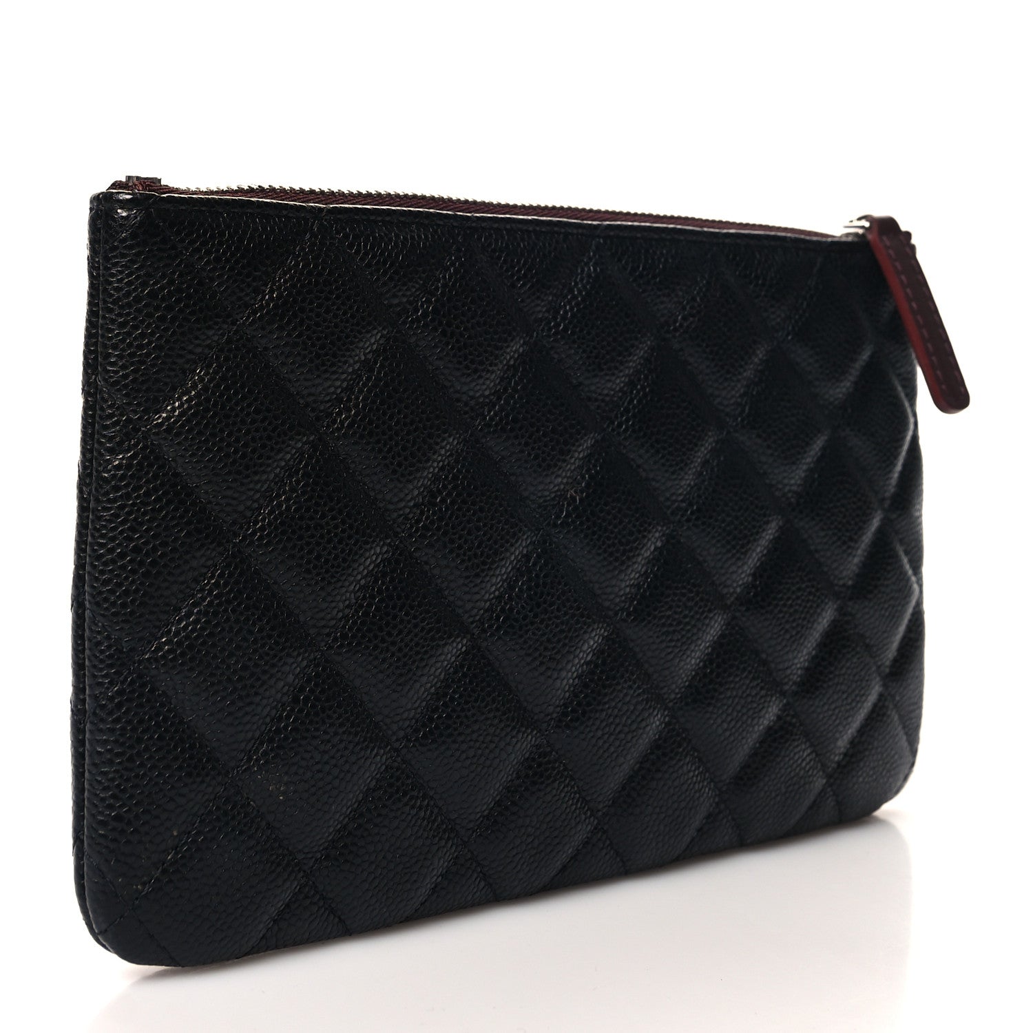 Chanel Caviar Quilted Cosmetic Case Black 3 of 7