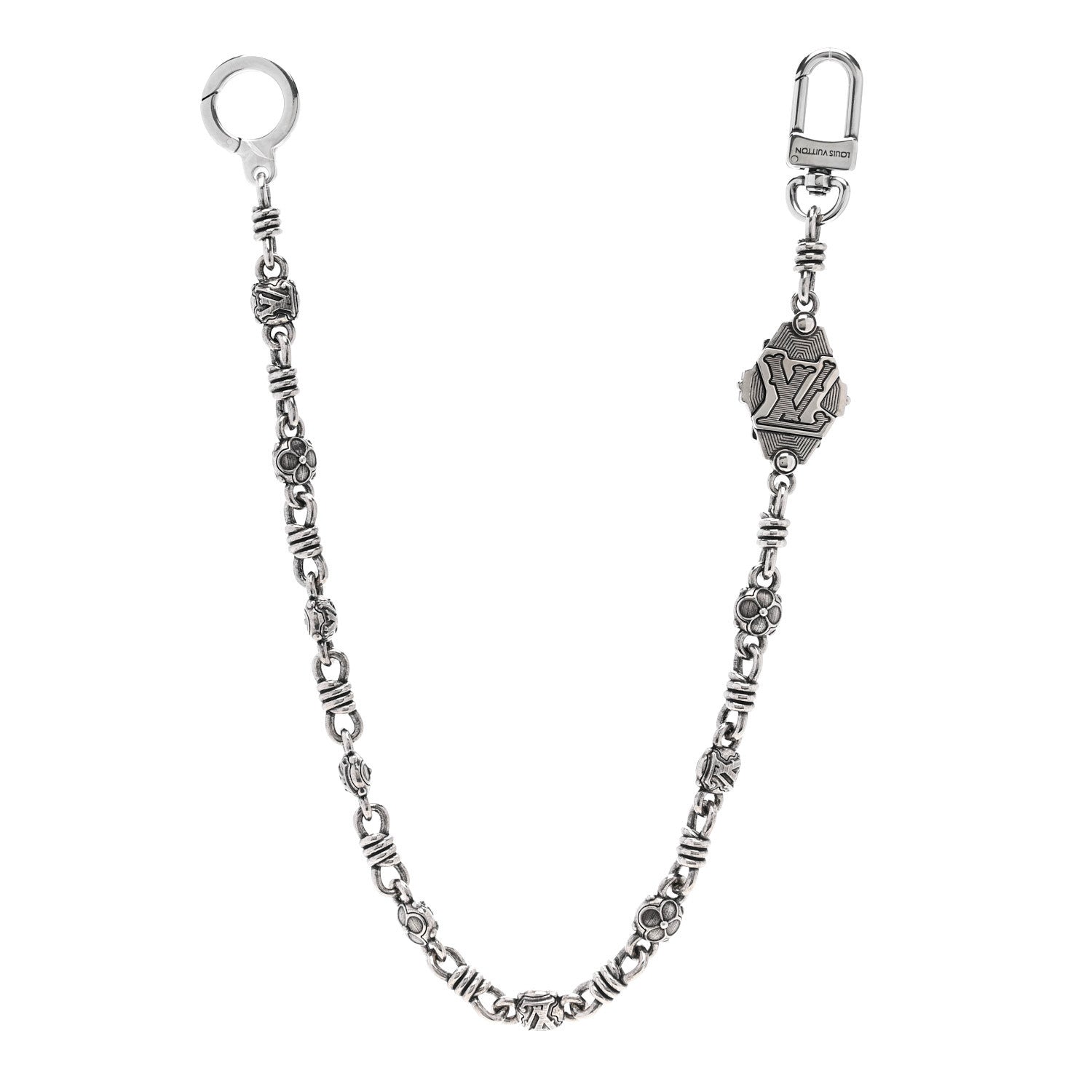 Louis Vuitton Metal Western Chain Belt and Bag Charm 1836967