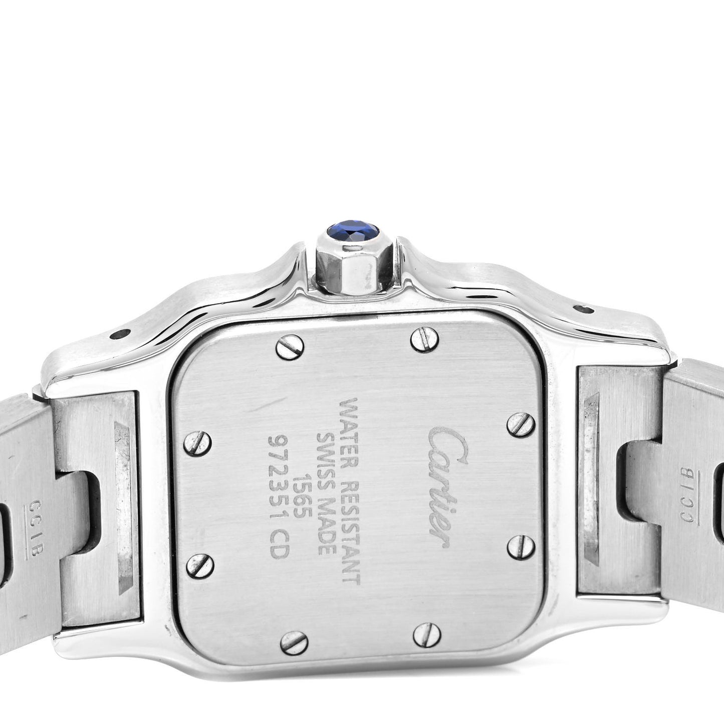 Stainless Steel 24mm Santos de Cartier Galbee Quartz Watch