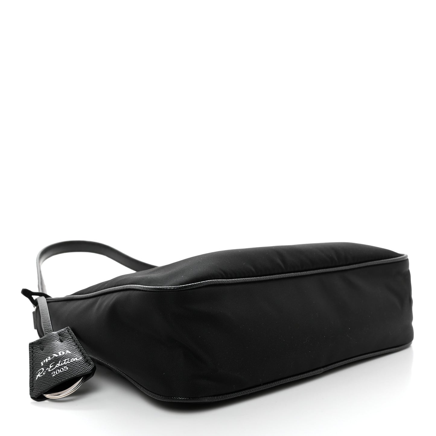 Tessuto Nylon Saffiano Mini Re-Edition 2005 Bag Black