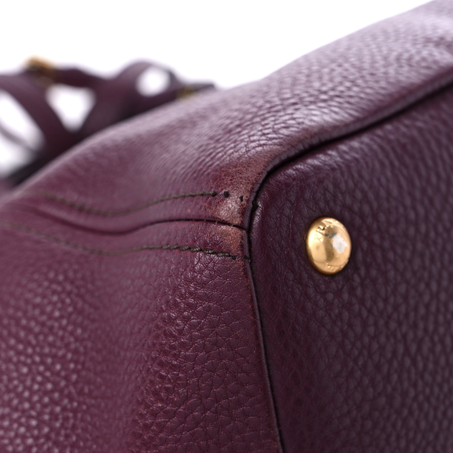 Vitello Daino Tote Granato