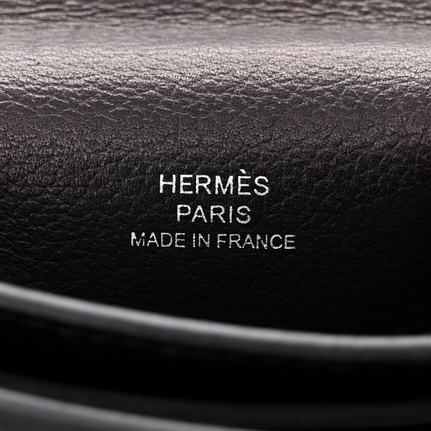 Hermes Evergrain Evercolor H Passant Clutch Bleu Indigo Black Bleu Nuit 6 of 12