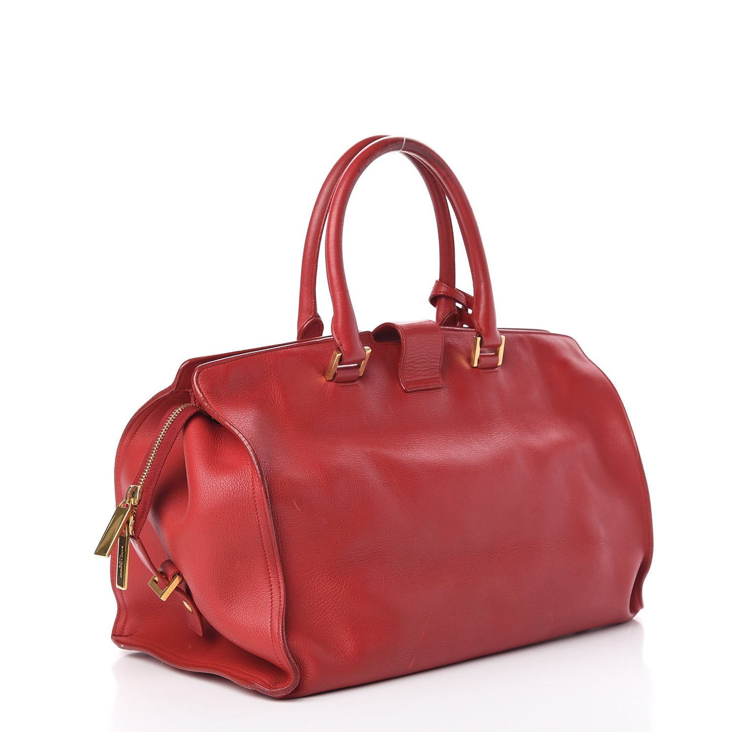 Calfskin Medium Classic Y Cabas Red