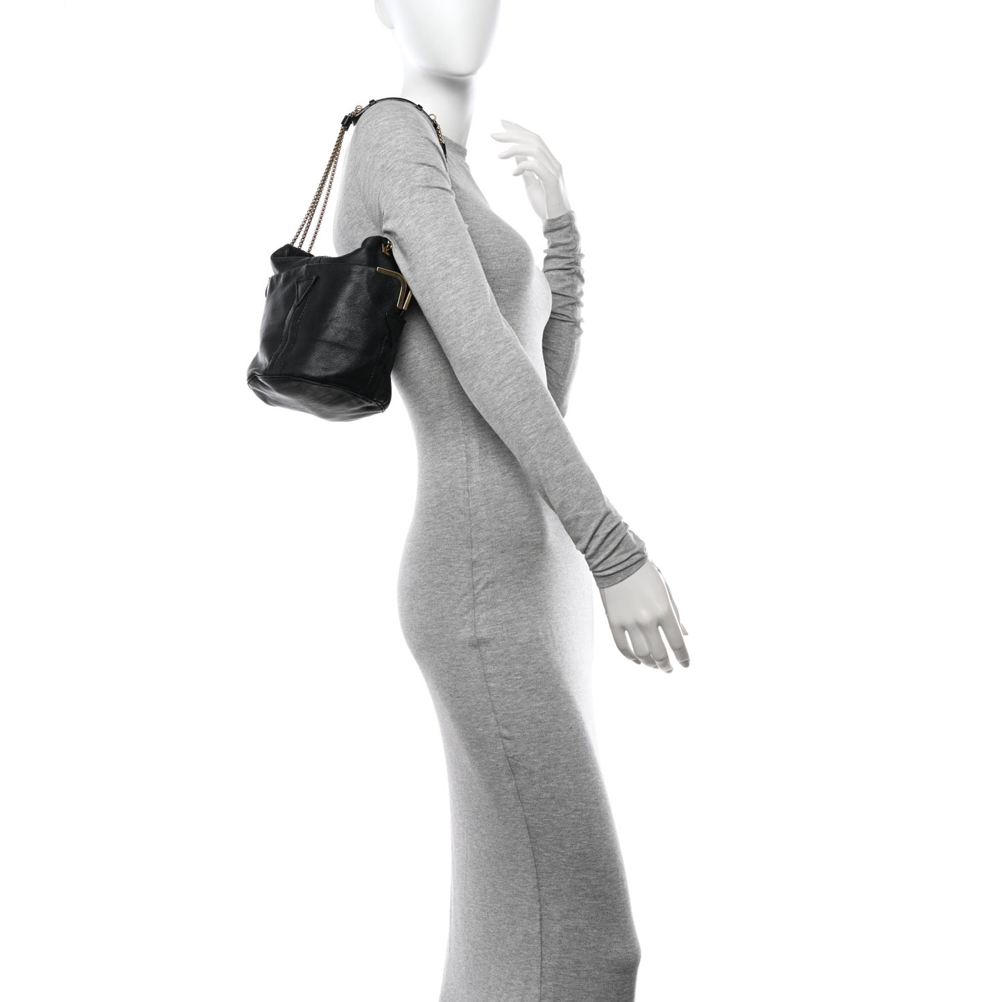 Lambskin Milton Hobo Black