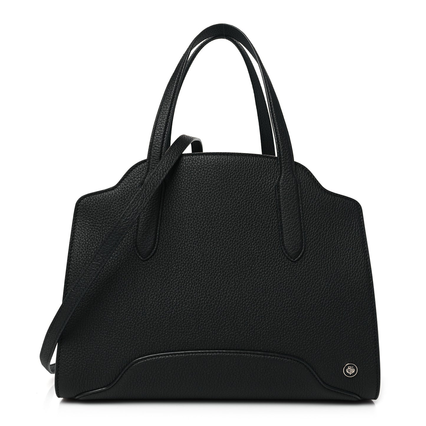 Grained Calfskin Medium Sesia Black