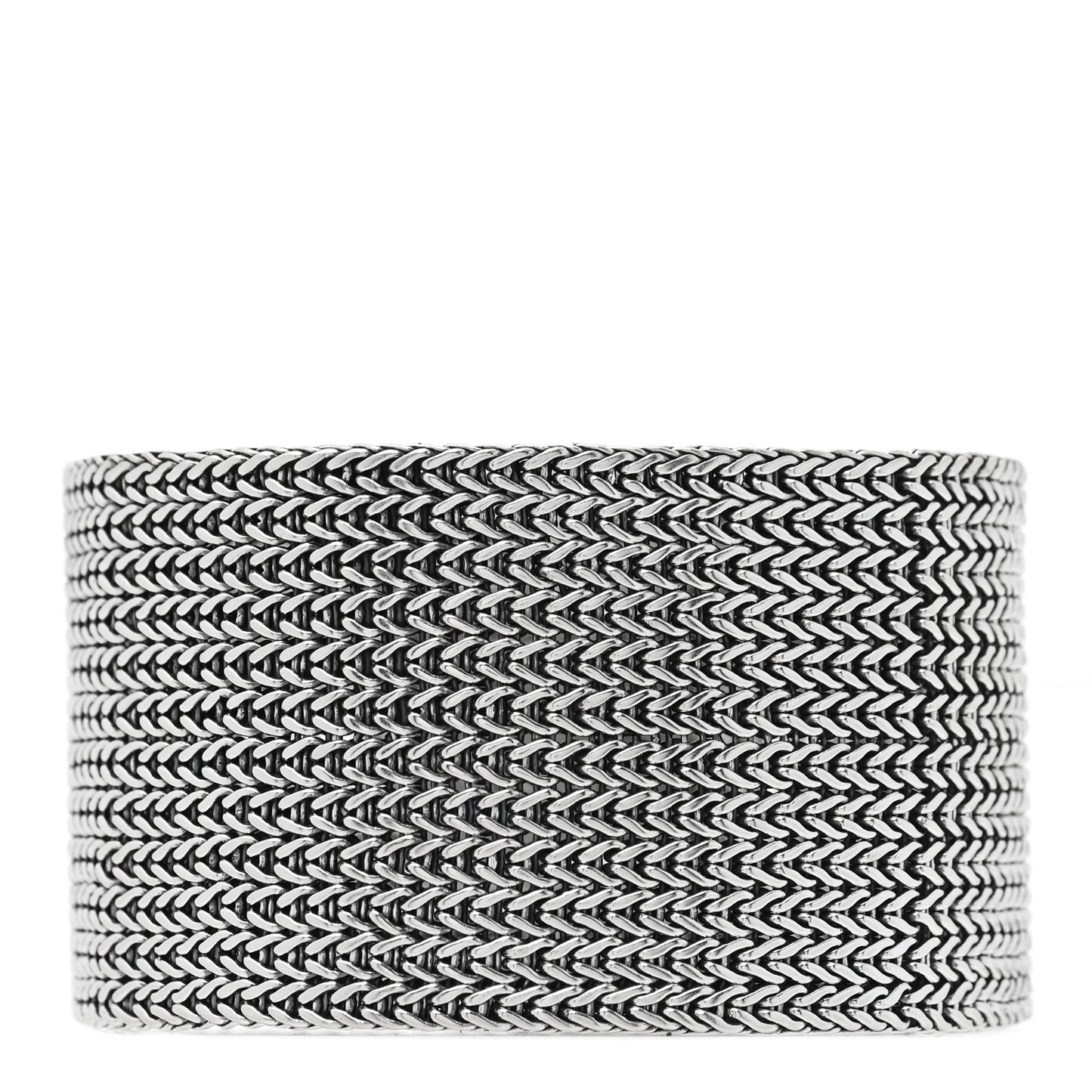 Sterling Silver 36mm Rata Chain Bracelet