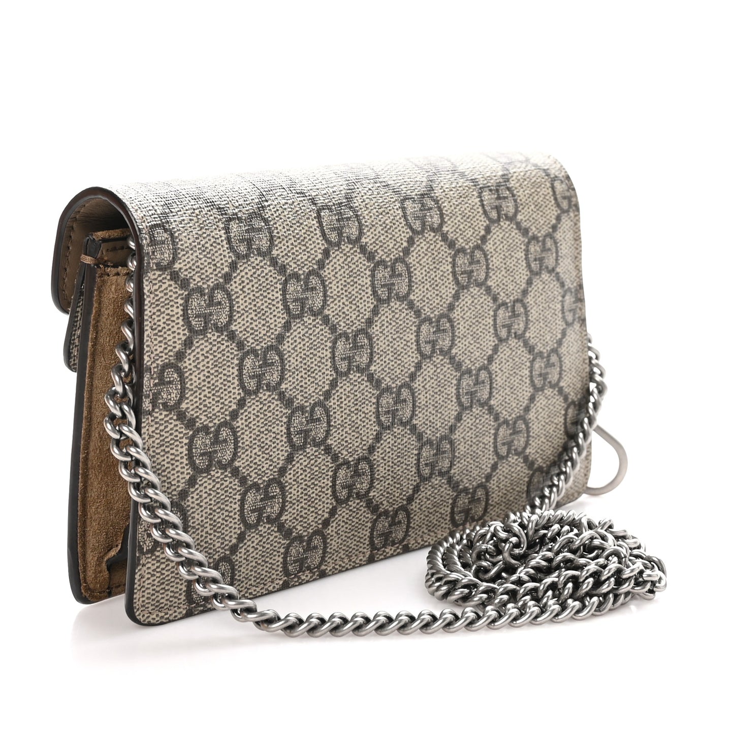 GG Supreme Monogram Super Mini Dionysus Shoulder Bag Taupe