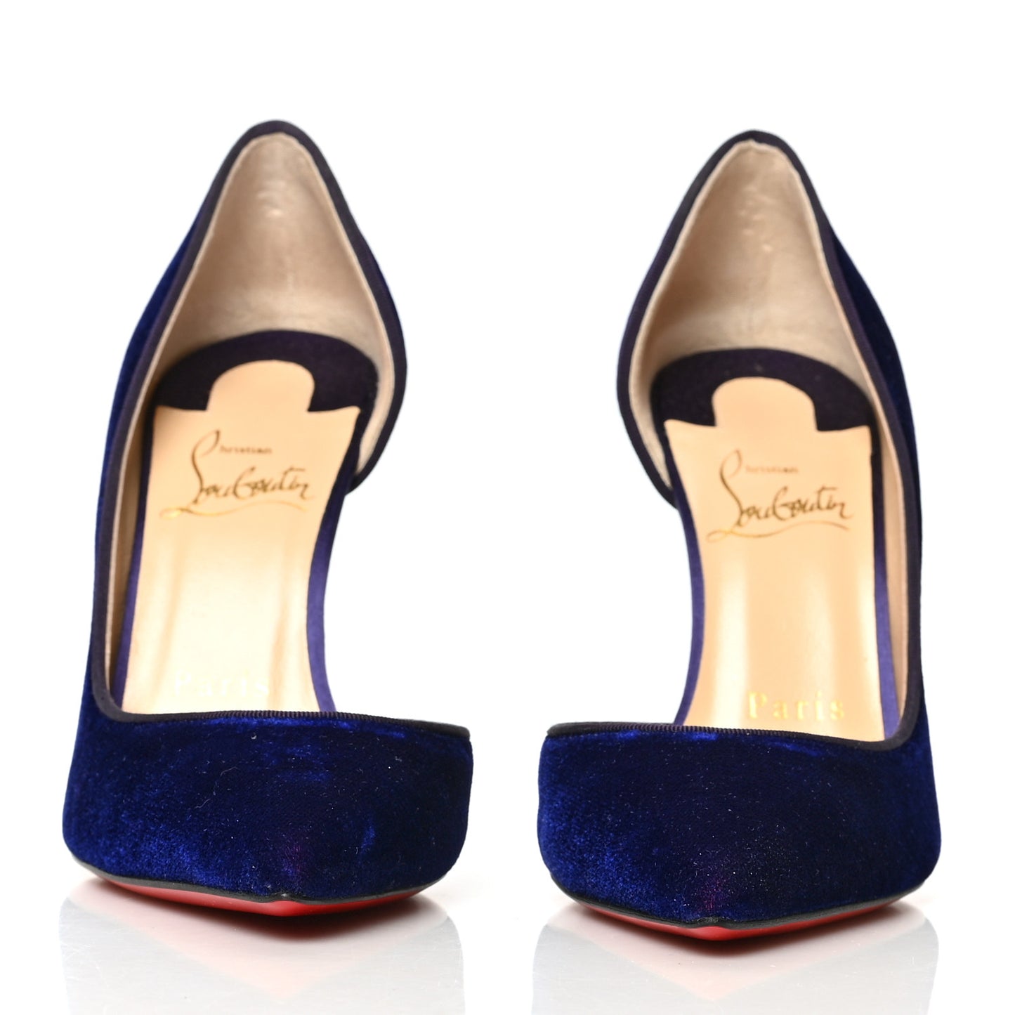 Veau Velours Iriza 100 Pumps 35 Blueberry