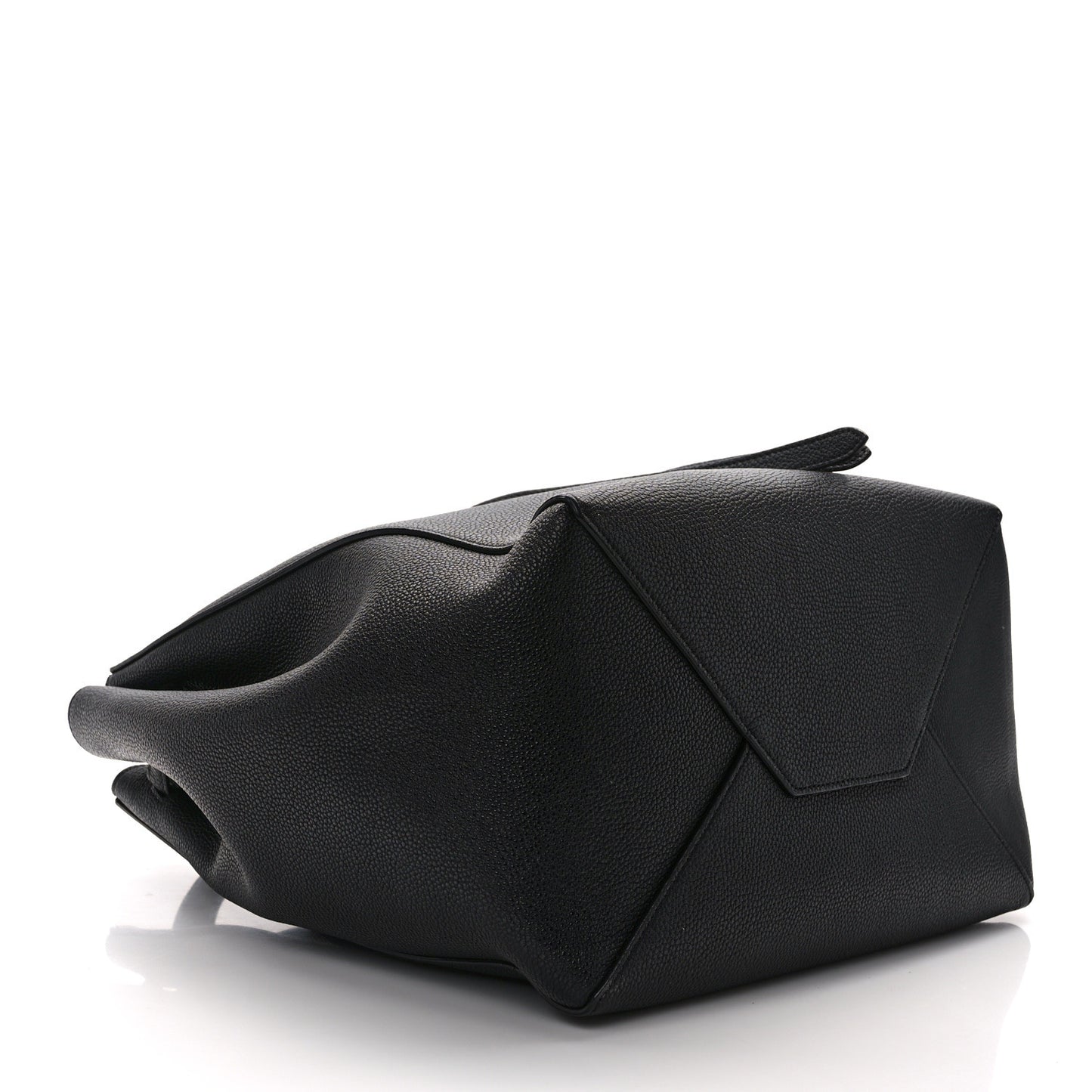 Soft Grained Calfskin Medium Belt Cabas Phantom Black