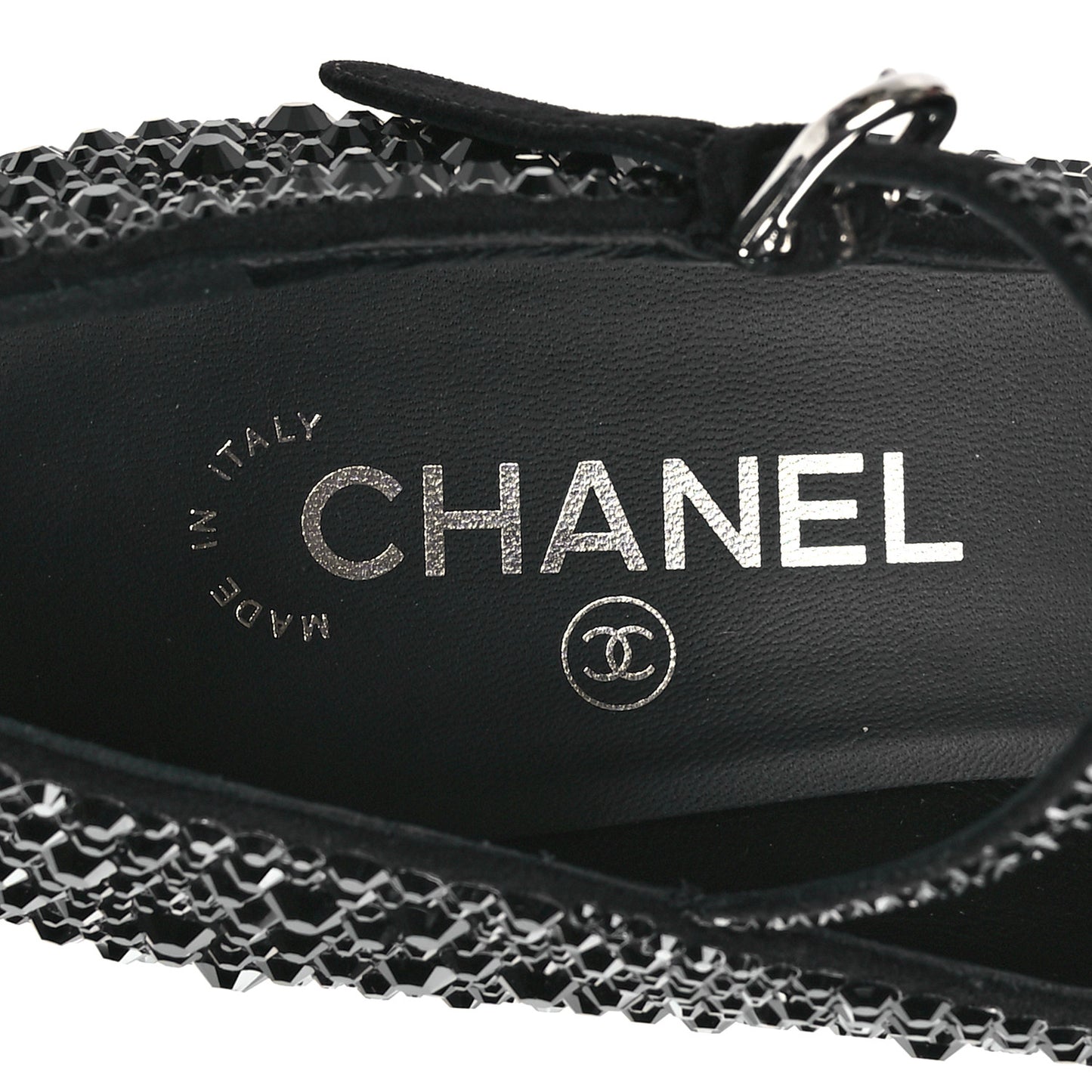 Strass Pearl Grosgrain Cap Toe Pumps 40 Black