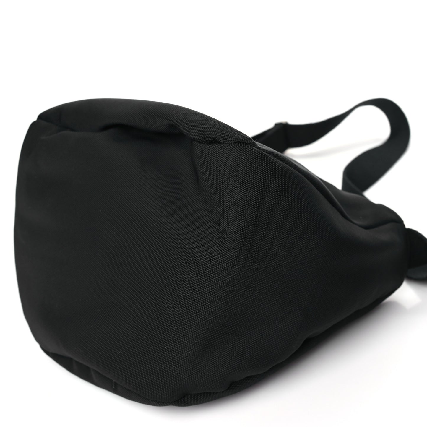 Nylon Slouchy Banana Two Bag Black
